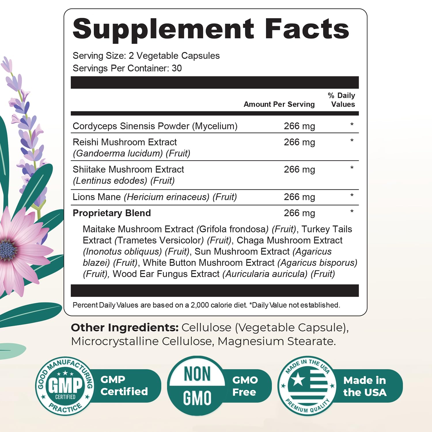 Nature’s NutriWave Menovelle Capsules for Women – Natural Daily Support Formula with Mushrooms and Botanicals – Non-GMO, Easy to Take, Made in the USA, 60 Capsules, 30 Servings, 1 Month Supply Nature’s NutriWave Au supplements