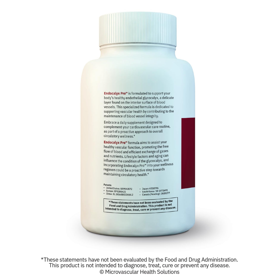 MYBODYRX Endocalyx Pro Supplement – Endothelial Glycocalyx Support 120 Capsules - Vascular & Microcirculation Health – Clinically-Studied – Patented – Supports Nitric Oxide Functions MYBODYRX Au supplements