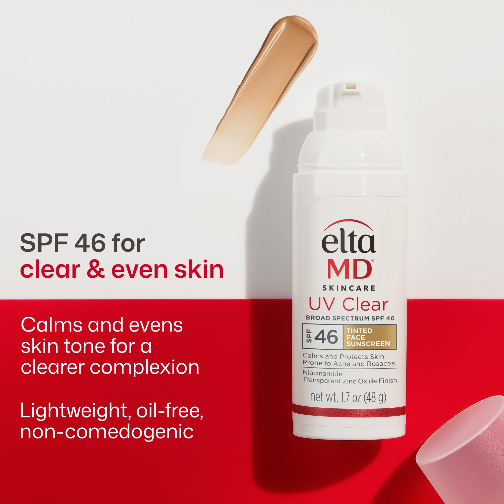 EltaMD UV Clear Tinted Sunscreen for Face, SPF 46 with Zinc Oxide, Oil-Free, Dermatologist Recommended, For Acne-Prone Sensitive Skin, 1.7 oz EltaMD Au supplements