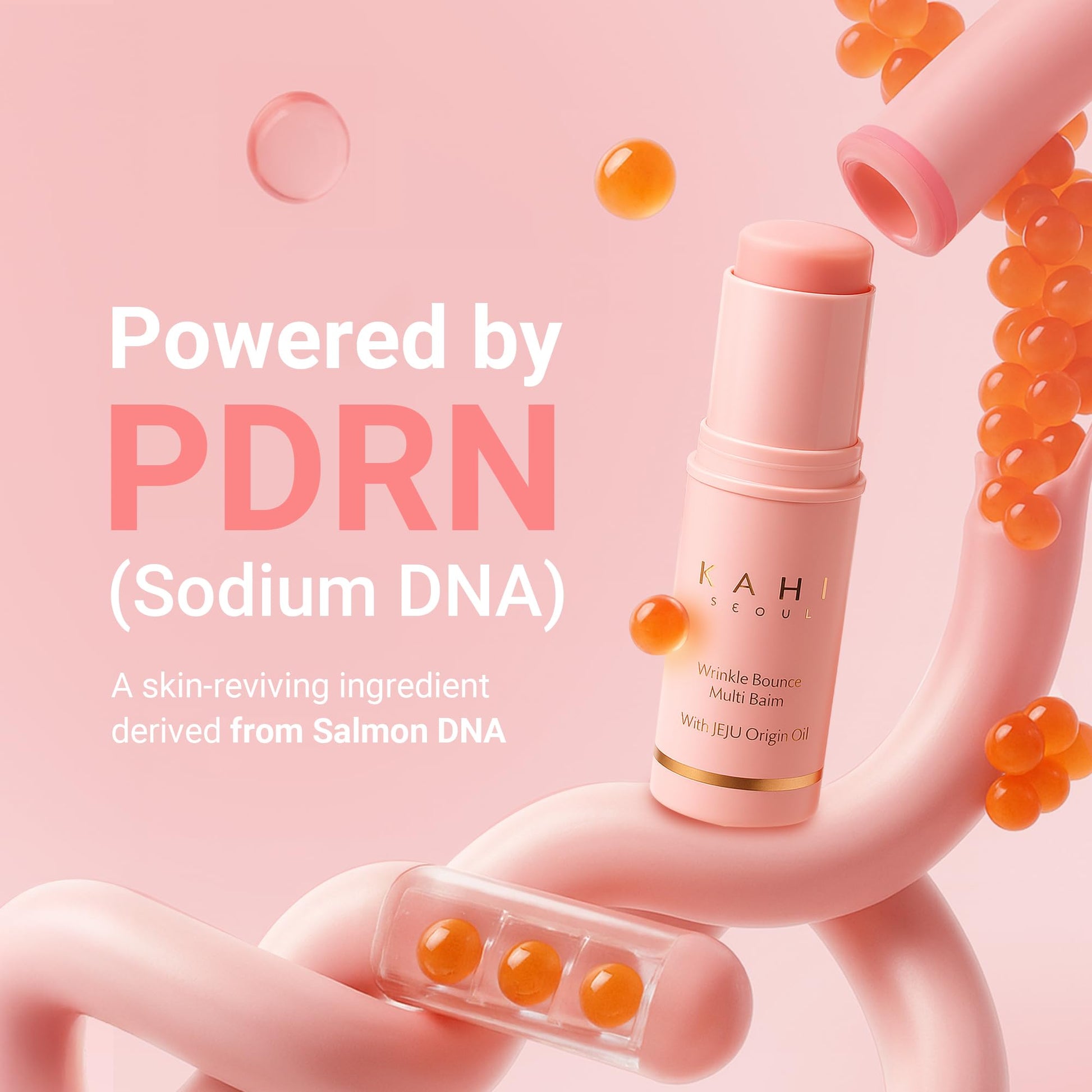 KAHI Wrinkle Bounce Multi Balm Stick | PDRN Collagen Wrinkle Stick | Korean Skin Care |All-in-One Hydrating Lip Balm Eye Cream Neck Cream Make Up Base & Face Mist Moisture Balm KAHI Au supplements