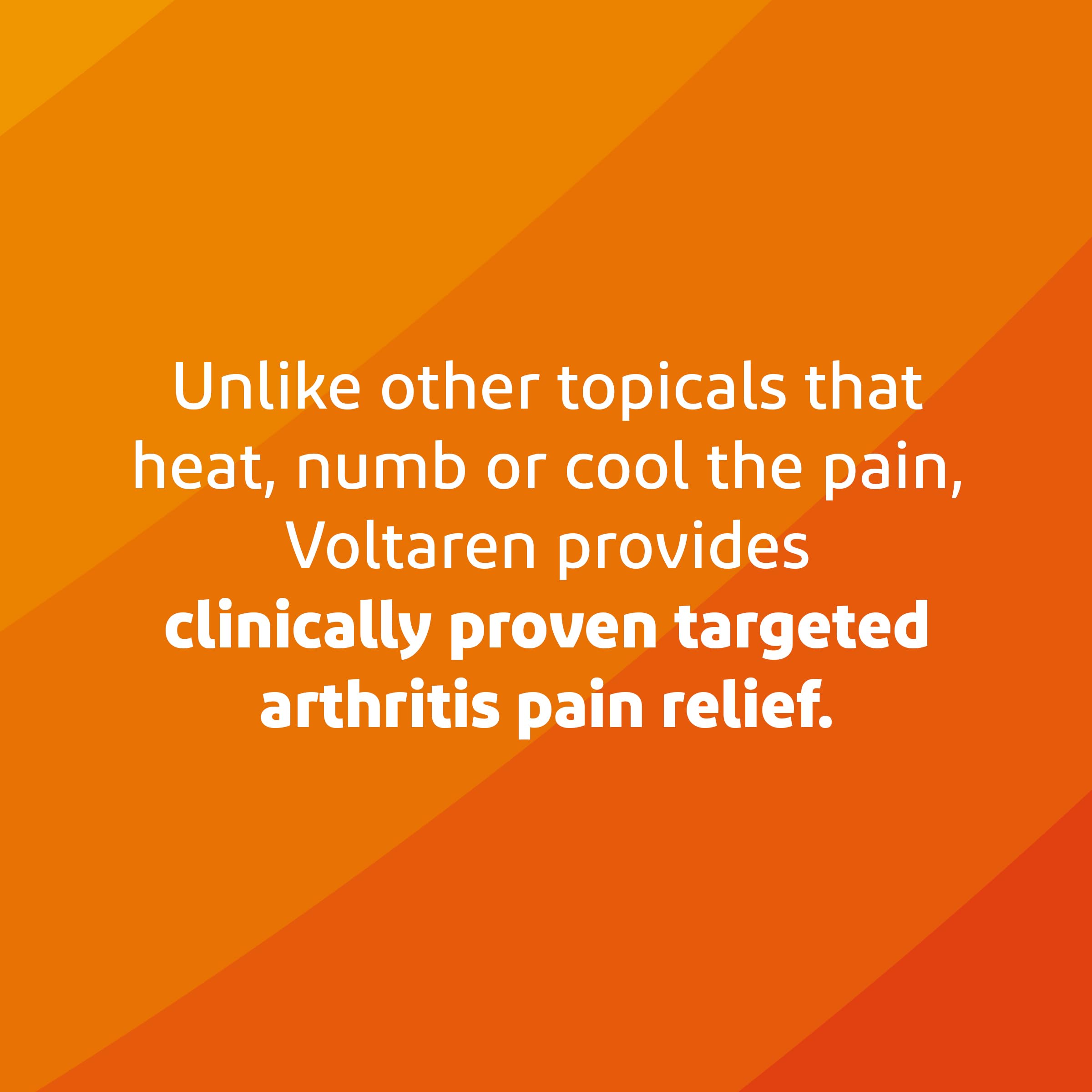 Voltaren Arthritis Pain Gel for Powerful Topical Arthritis Pain Relief with Diclofenac - NEW Easy Open Cap - 100 g Tube And 20 g Travel Size Tube Voltaren Au supplements