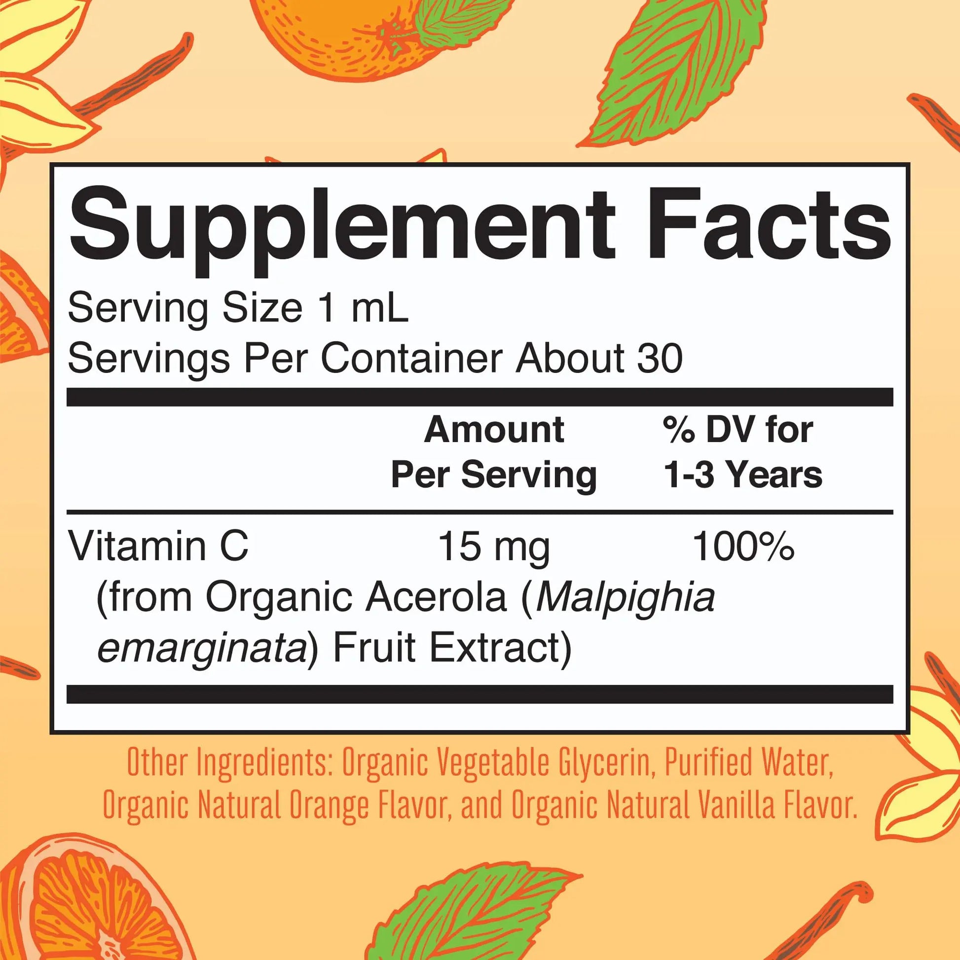 MARYRUTH'S Organic Toddler Vitamin C Drops for Immunity | Ages 1-3 Years | 15 mg Per Serving | Vitamin C for Immune Support & Overall Health | Vegan | Sugar Free MARYRUTH'S Au supplements