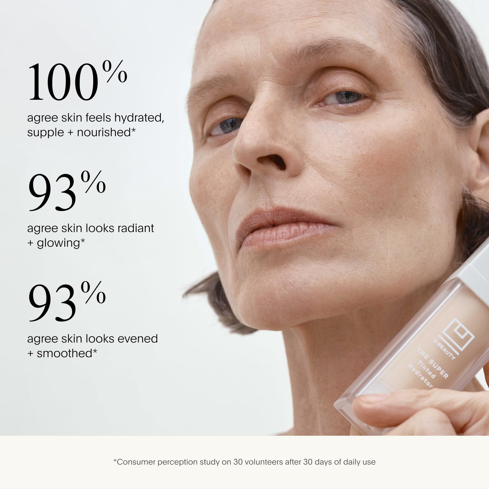 U Beauty The Super Tinted Hydrator Hyaluronic Acid Moisturizing Cream - Mega-Dose Skin Hydrator for Supple, Smooth, and Softer-Looking Skin For Up To 48 Hours - Shade 4-1.0 oz U Beauty Au supplements