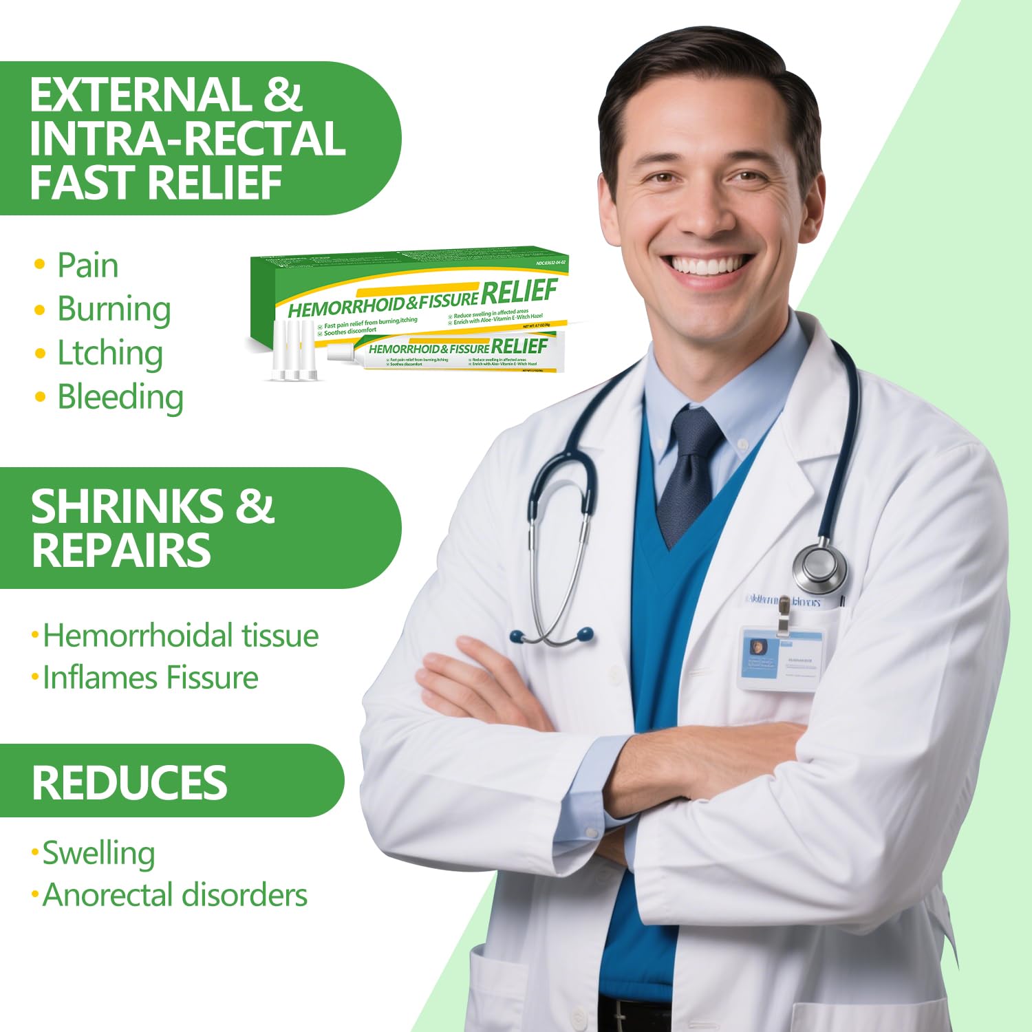 RHAICARE Hemorrhoid and Fissure Treatment Cream,Hemorrhoidal Ointment for Fast Acting Itch, Swelling, and Maximum Strength Pain Relief RHAICARE Au supplements