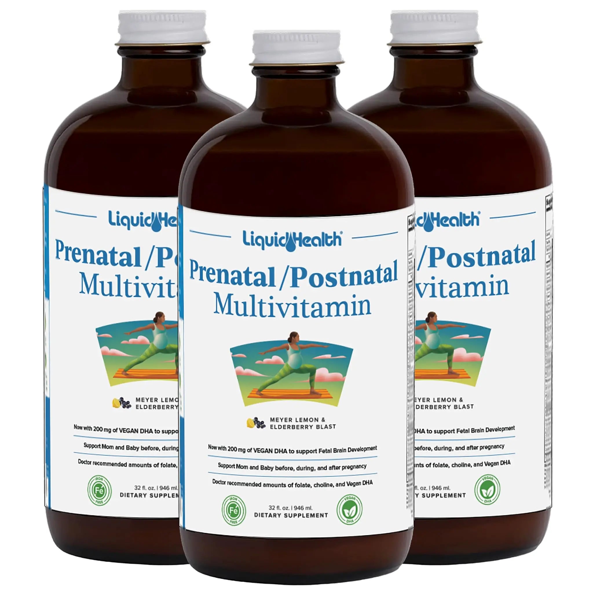 LIQUIDHEALTH Prenatal/Postnatal Multiple Liquid Women's Multivitamin with Real Folate LIQUIDHEALTH Au supplements