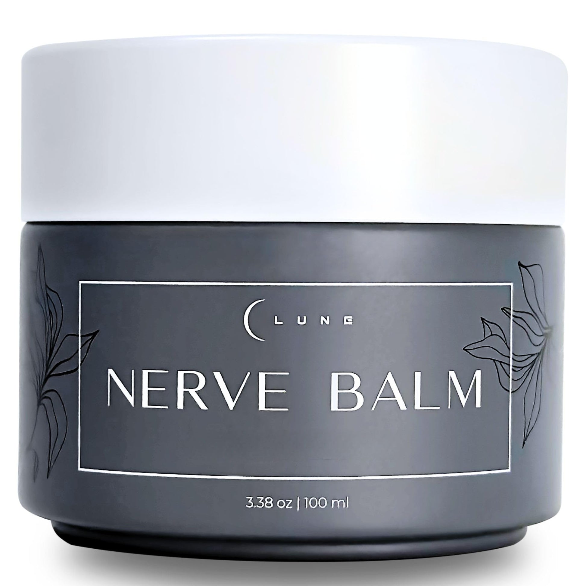 Lune Nerve Balm – Neuropathy Cream for Burning, Tingling & Numbness in Feet & Hands | Natural Nerve Pain Relief Cream with Arnica, Vitamin B6 & Magnesium | 3.4 oz Lune Au supplements