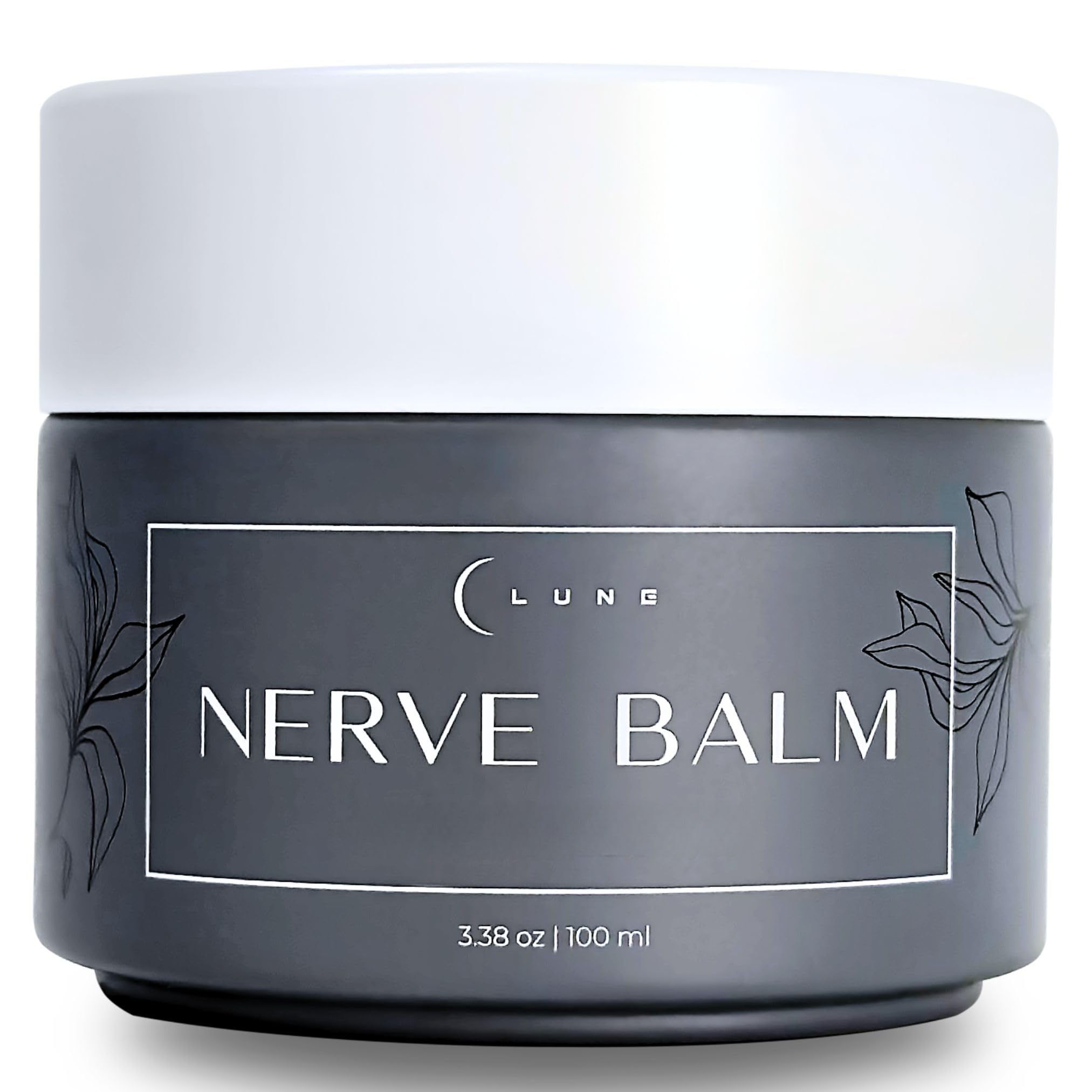 Lune Nerve Balm – Neuropathy Cream for Burning, Tingling & Numbness in Feet & Hands | Natural Nerve Pain Relief Cream with Arnica, Vitamin B6 & Magnesium | 3.4 oz Lune Au supplements