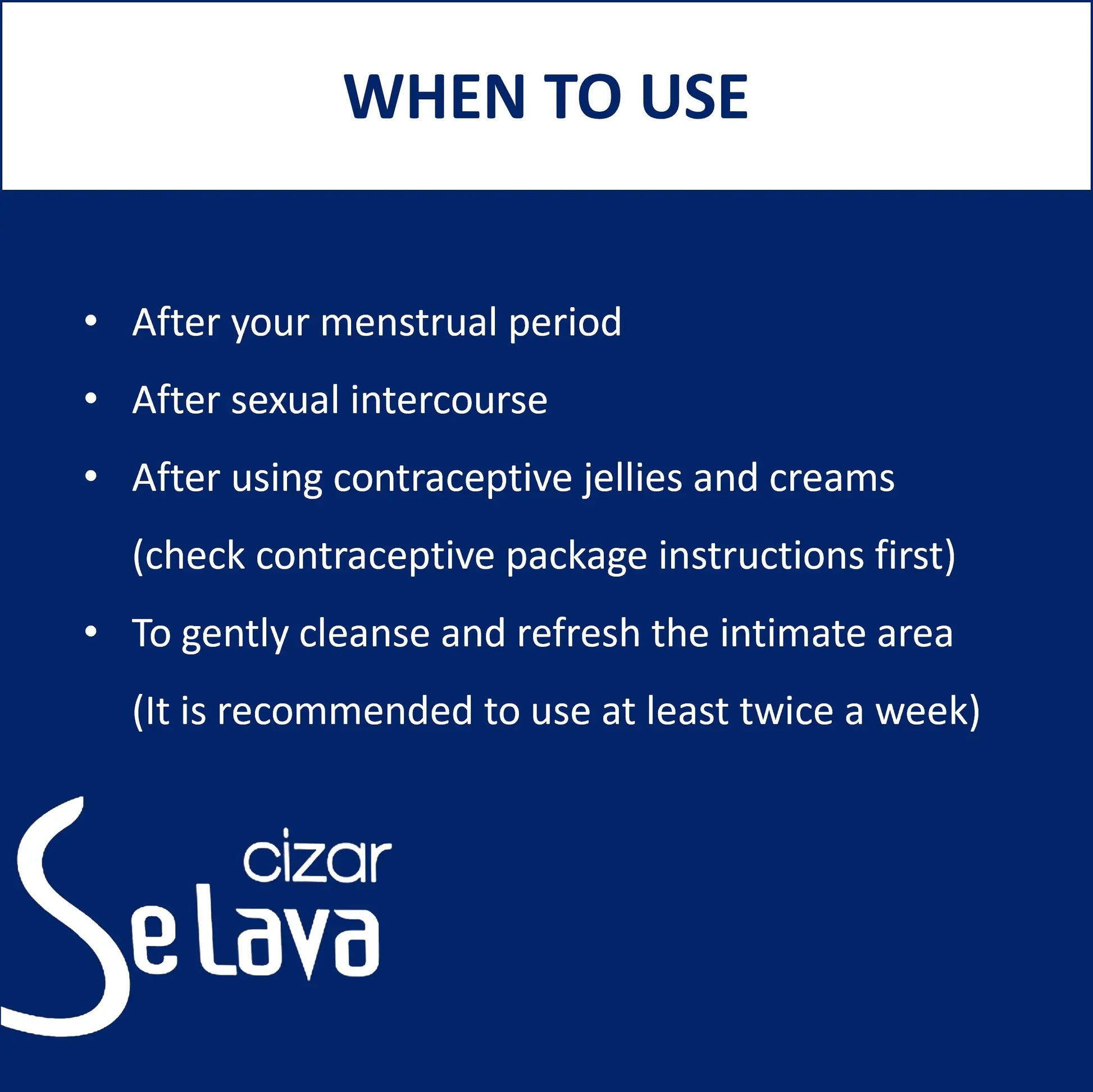 Cizar - Selava, Feminine Wash 15ml 7ea, Gynecologists Developed, Preservative-Free Cizar Au supplements