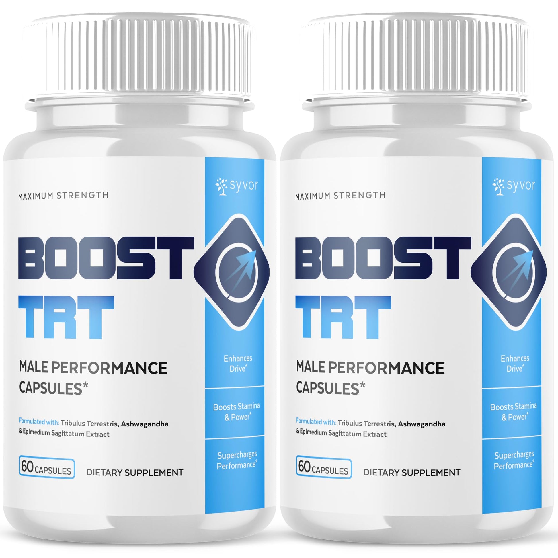 (2 Pack) Boost TRT Capsules, Official BoostTRT Capsules with All Natural Ingredients, Advanced Health & Wellness Support Formula with Max Strength Premium Active Lifestyle Vitamins (120 Capsules) Syvor Au supplements