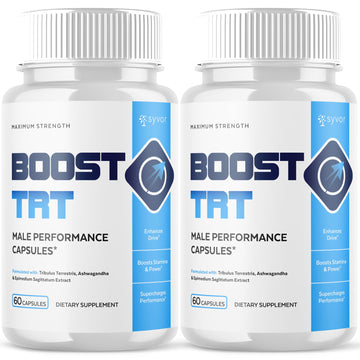 (2 Pack) Boost TRT Capsules, Official BoostTRT Capsules with All Natural Ingredients, Advanced Health & Wellness Support Formula with Max Strength Premium Active Lifestyle Vitamins (120 Capsules) Syvor Au supplements