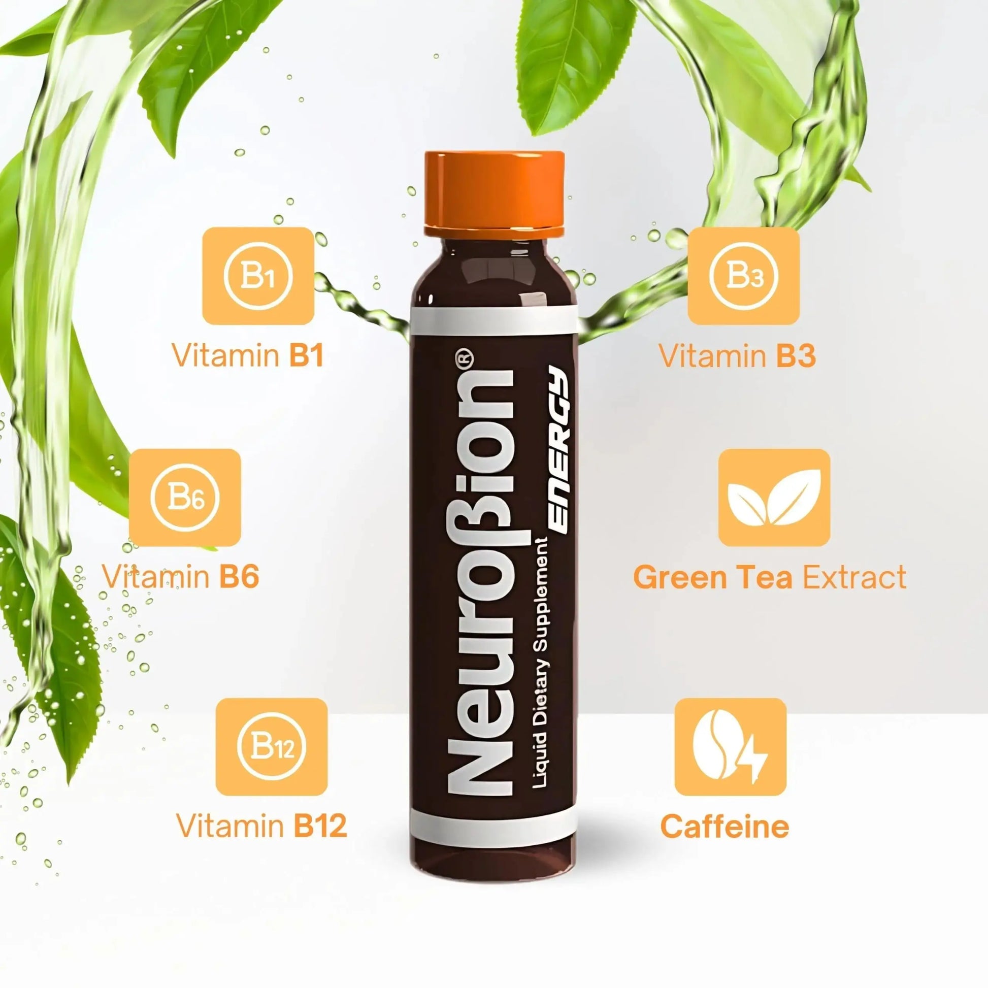 Neurobion Energy Liquid Dietary Supplement Multivitamins + Enegy Blend 10 vials x 250 ml Neurobion Au supplements