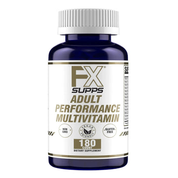 FXSUPPS Performance Multi-Vitamin with Amino Acids, Beta-Alanine and L-Carnitine, Enhanced Performance and Recovery, 180 Tablets FXSUPPS Au supplements