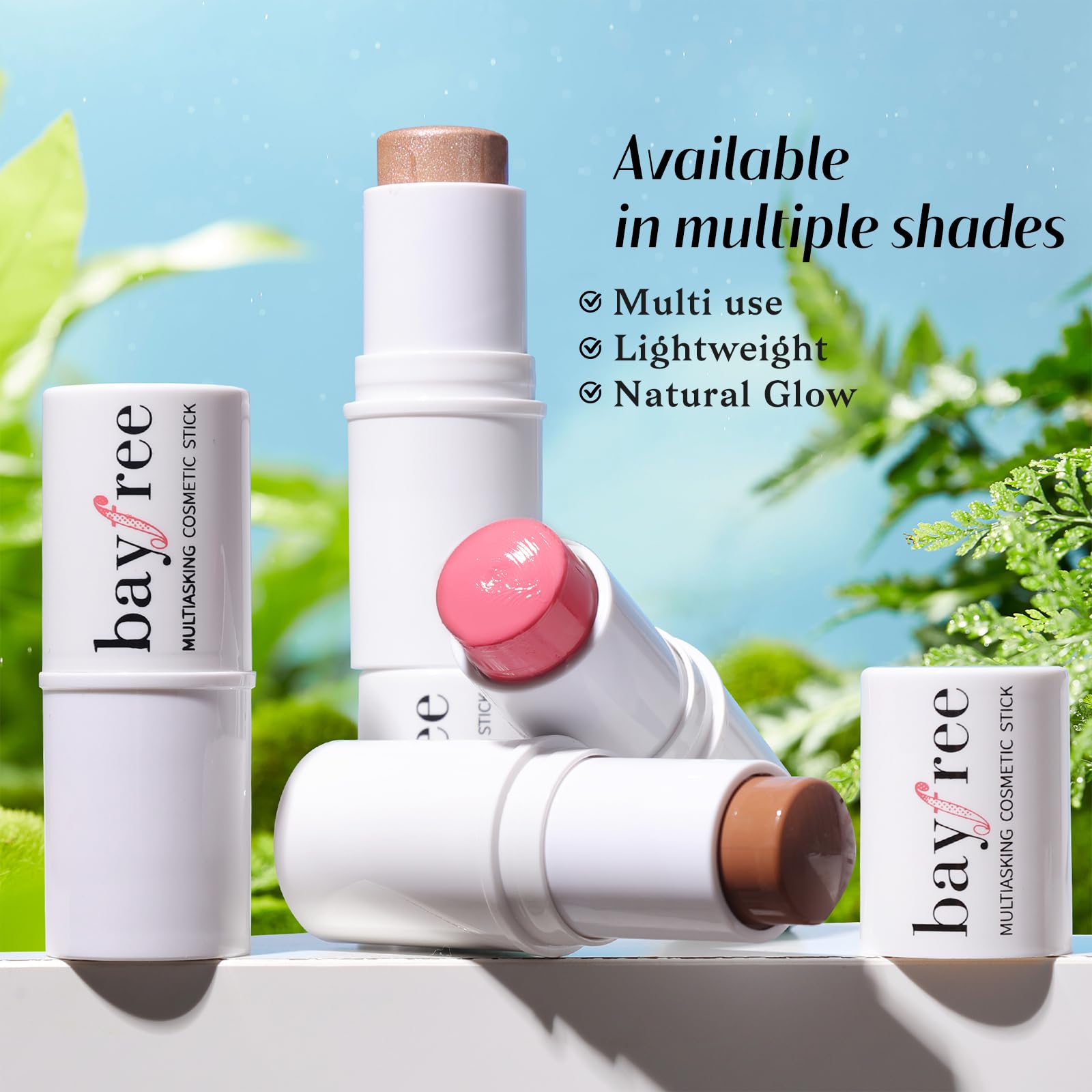 KIMUSE Face Sticks Trio, Cream Blush Stick & Highlighter Stick & Contour Stick for Sculpt the Cheeks, Long Lasting Cream Contour Stick Trio for Face Makeup, with Brush KIMUSE Au supplements