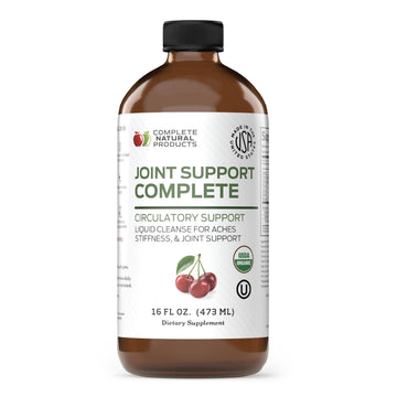 Complete Natural Products Joint Support Complete – 16 Fl Oz Organic Liquid Joint Supplement with Glucosamine Chondroitin MSM – Natural Uric Acid Cleanse & Herbal Joint Health Support for Mobility Complete Natural Products Au supplements