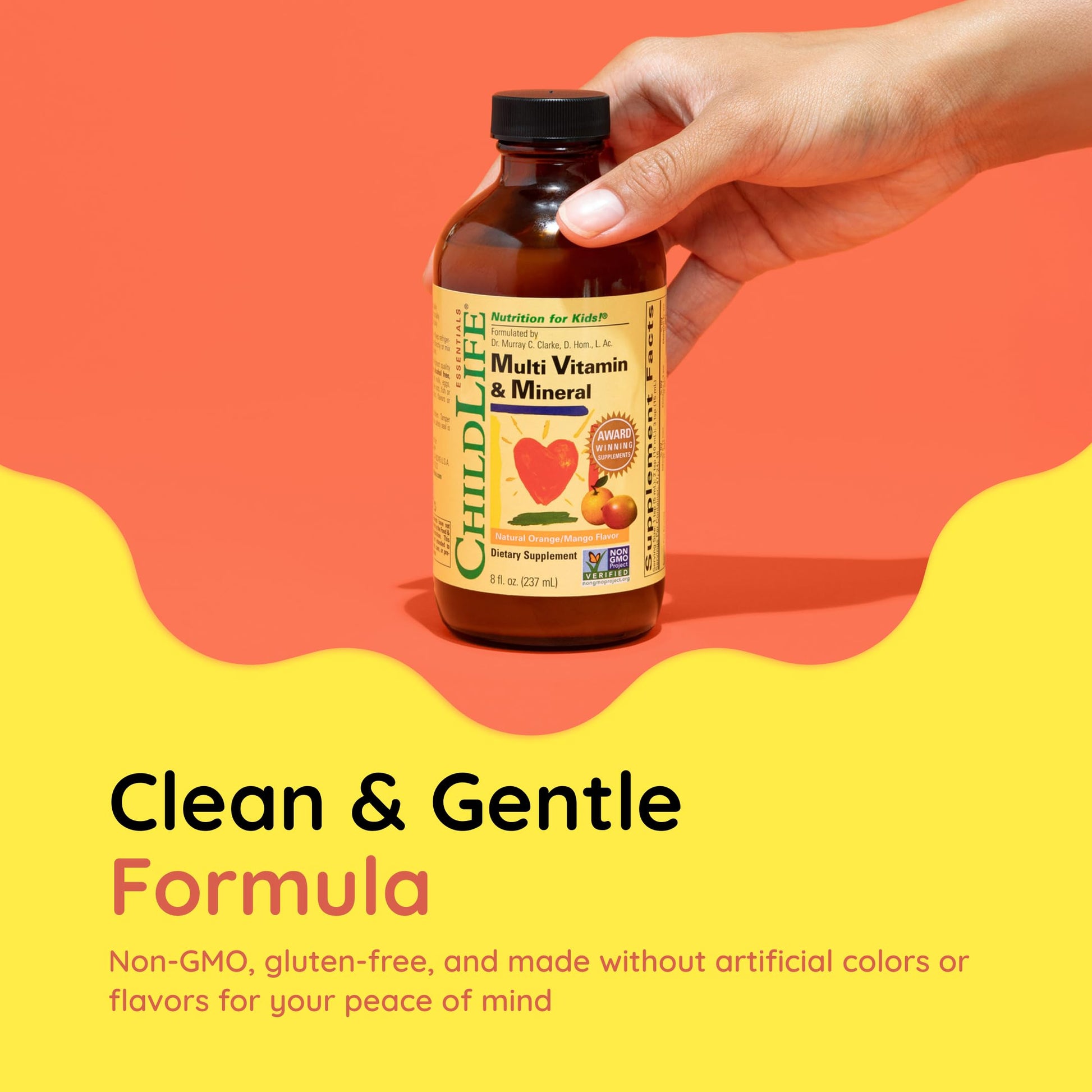CHILDLIFE ESSENTIALS Kids Multivitamin & Mineral - Kids Vitamins, Liquid Multivitamin for Kids, Toddler Multivitamins, Liquid Vitamins, Baby Multivitamin - Natural Orange & Mango, 8 Fl Oz (Pack of 1) CHILDLIFE ESSENTIALS Au supplements