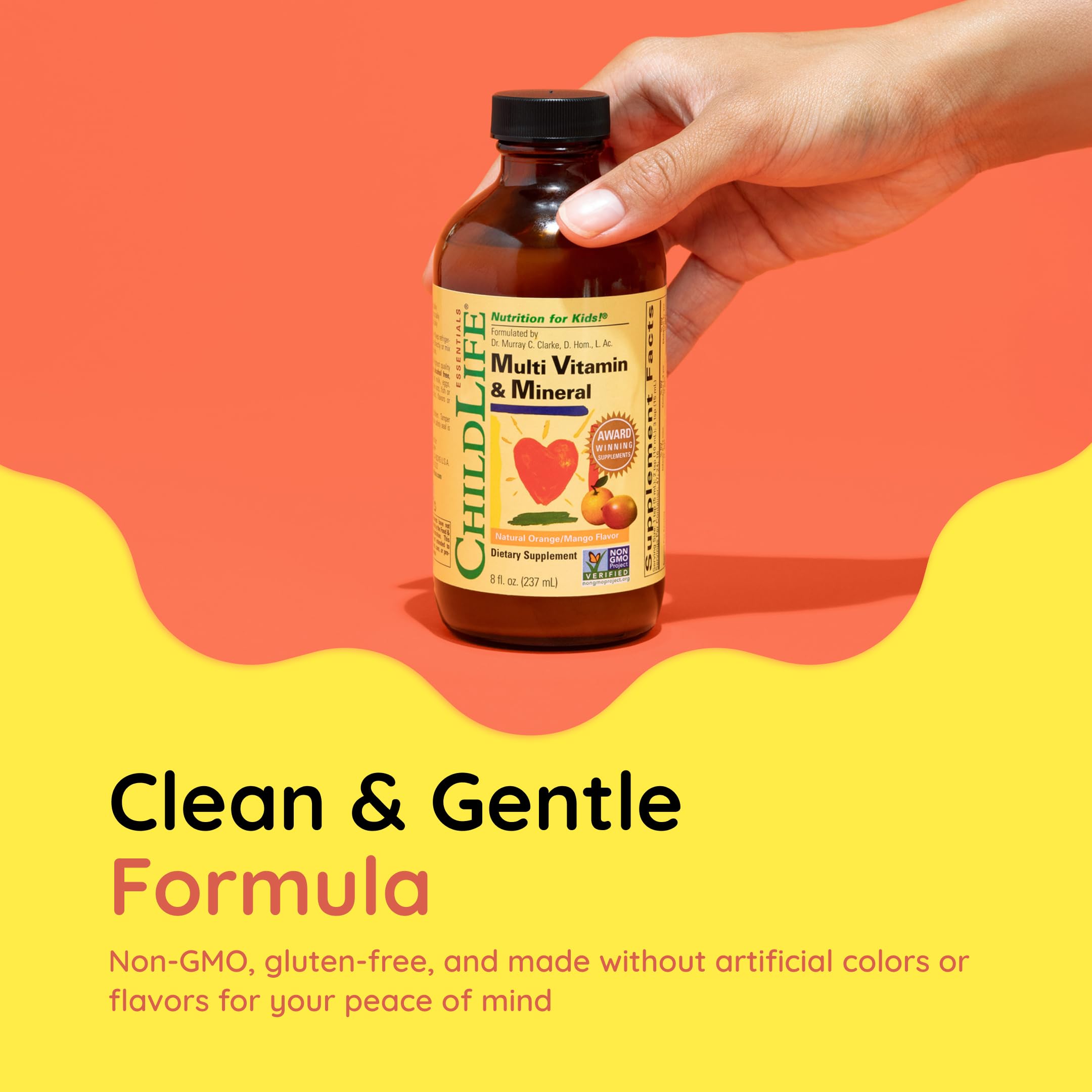 CHILDLIFE ESSENTIALS Kids Multivitamin & Mineral - Kids Vitamins, Liquid Multivitamin for Kids, Toddler Multivitamins, Liquid Vitamins, Baby Multivitamin - Natural Orange & Mango, 8 Fl Oz (Pack of 1) CHILDLIFE ESSENTIALS Au supplements