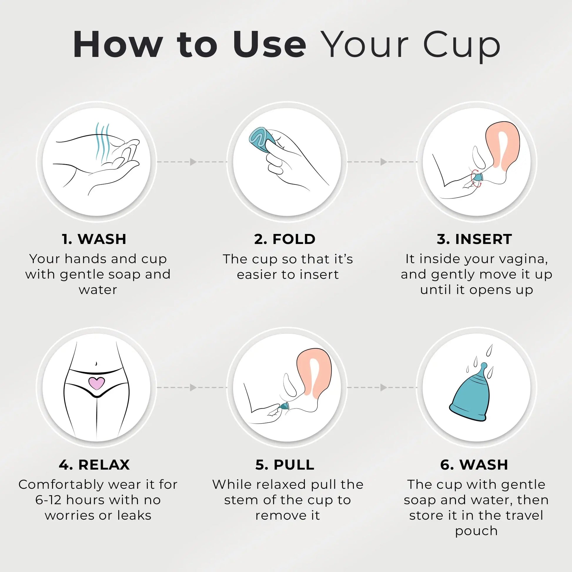 EcoBlossom Reusable Menstrual Cup Set - The Most Reliable Medical Grade Silicone Period Cups EcoBlossom Au supplements