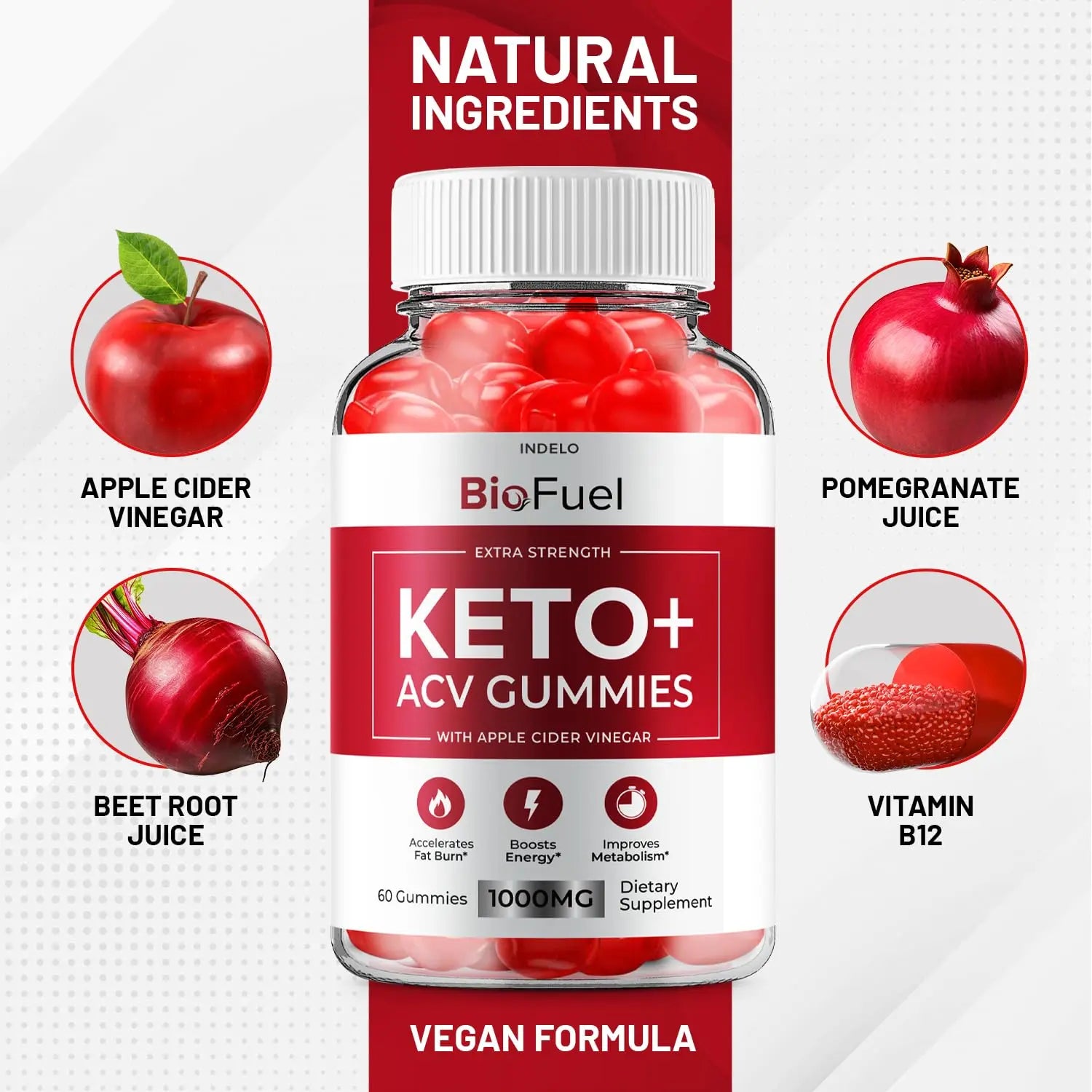 (3 Pack) Bio Fuel Keto ACV Gummies - Advanced Formula BioFuel Keto Plus ACV Gummies Apple Cider Vinegar Bio Fuel ACV, Weight Management Gummies Dietary Supplement Reviews Men Women (180 Gummies) Indelo Au supplements