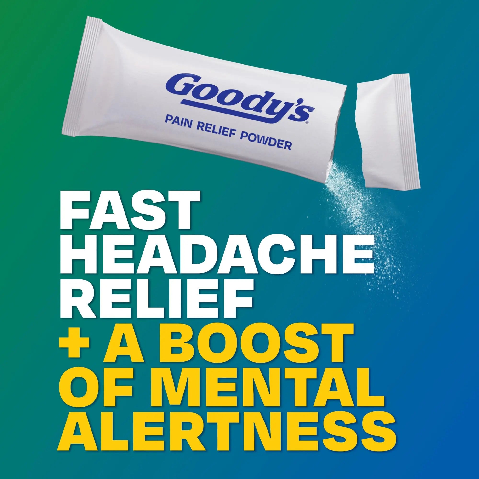 Goody’s Headache Relief Plus Mental Alertness Powder, with Aspirin and Caffeine, Strawberry Citrus Flavor, 16 Count Goody's Au supplements