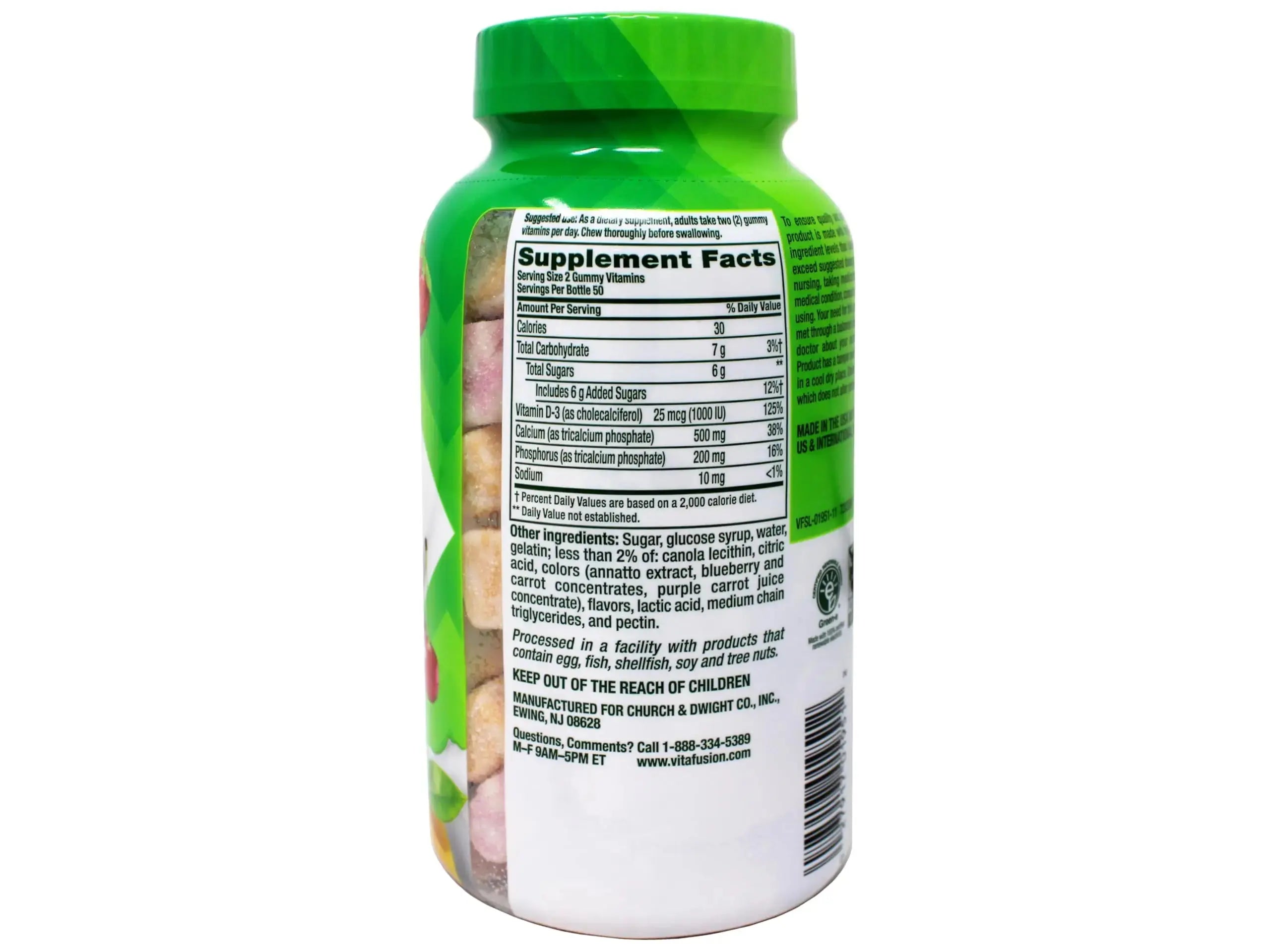 Vitafusion Calcium Adult Gummy Vitamins, 100 Gummy Vitamins Vitafusion Au supplements