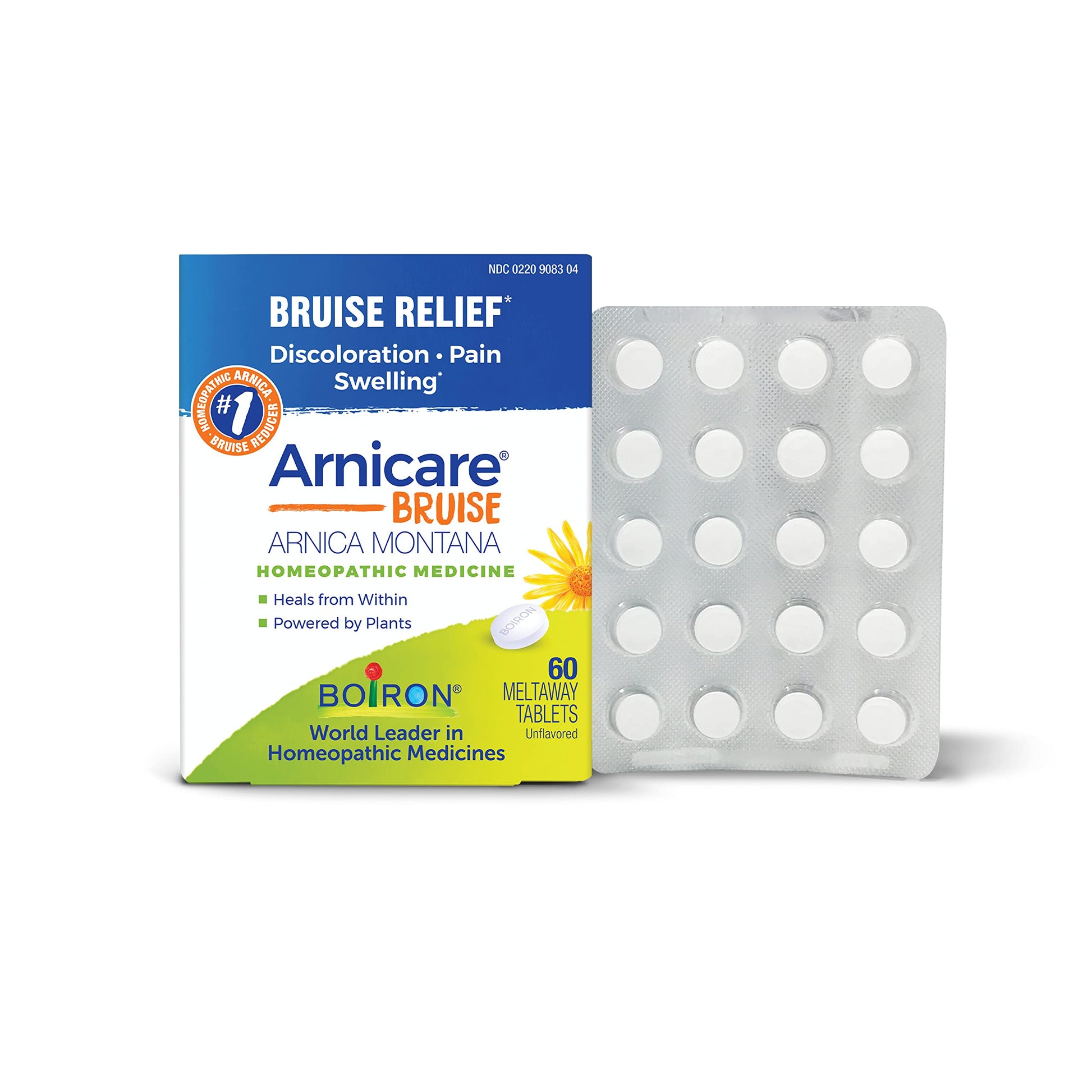 Boiron Arnicare Bruise for Relief of Pain or Swelling from Injuries, and Discoloration of Bruises - 60 Tablets Boiron Au supplements