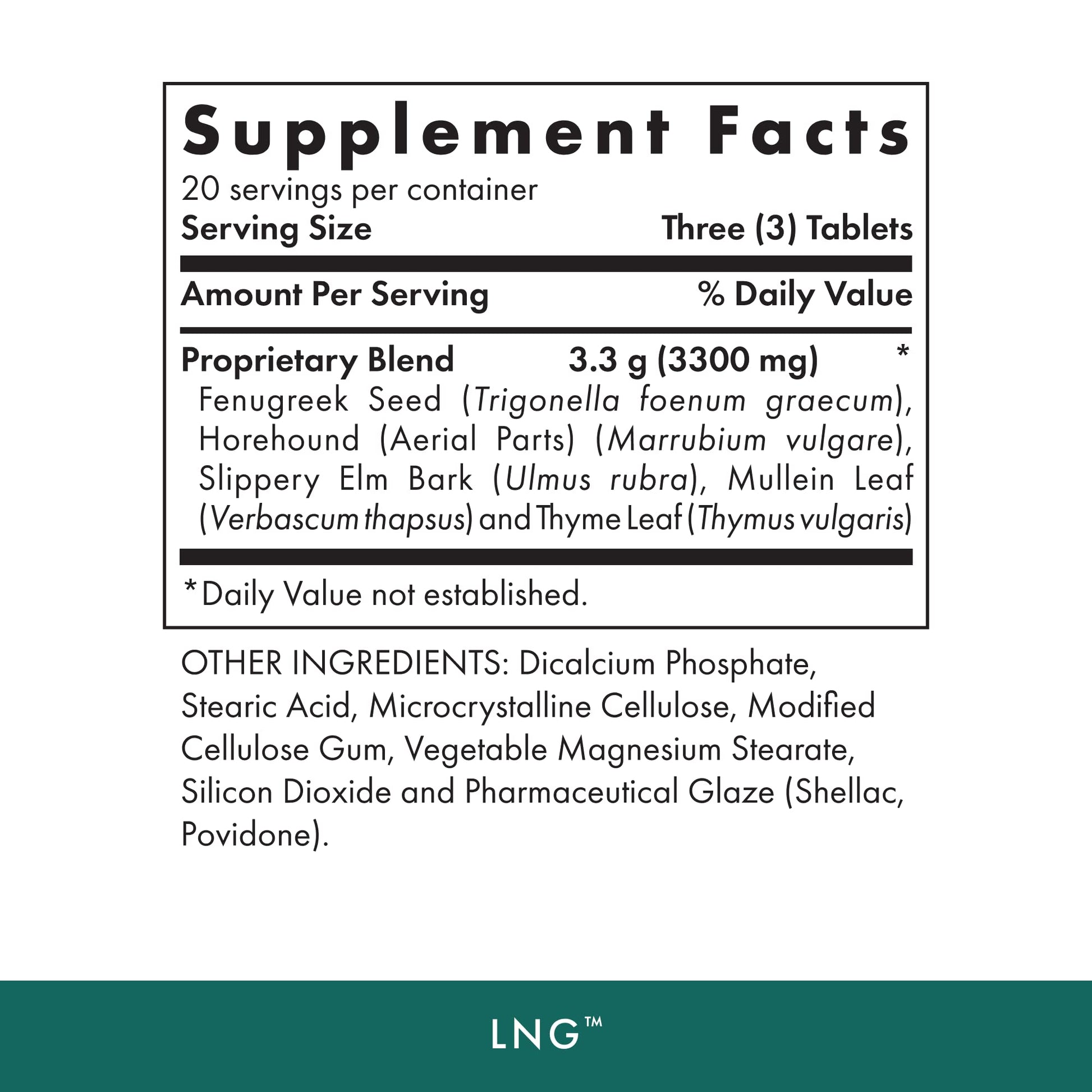 Michael's Health Naturopathic Programs LNG - 60 Vegetarian Tablets - Herbs for Lung and Respiratory Support - Kosher - 20 Servings MICHAEL'S Au supplements