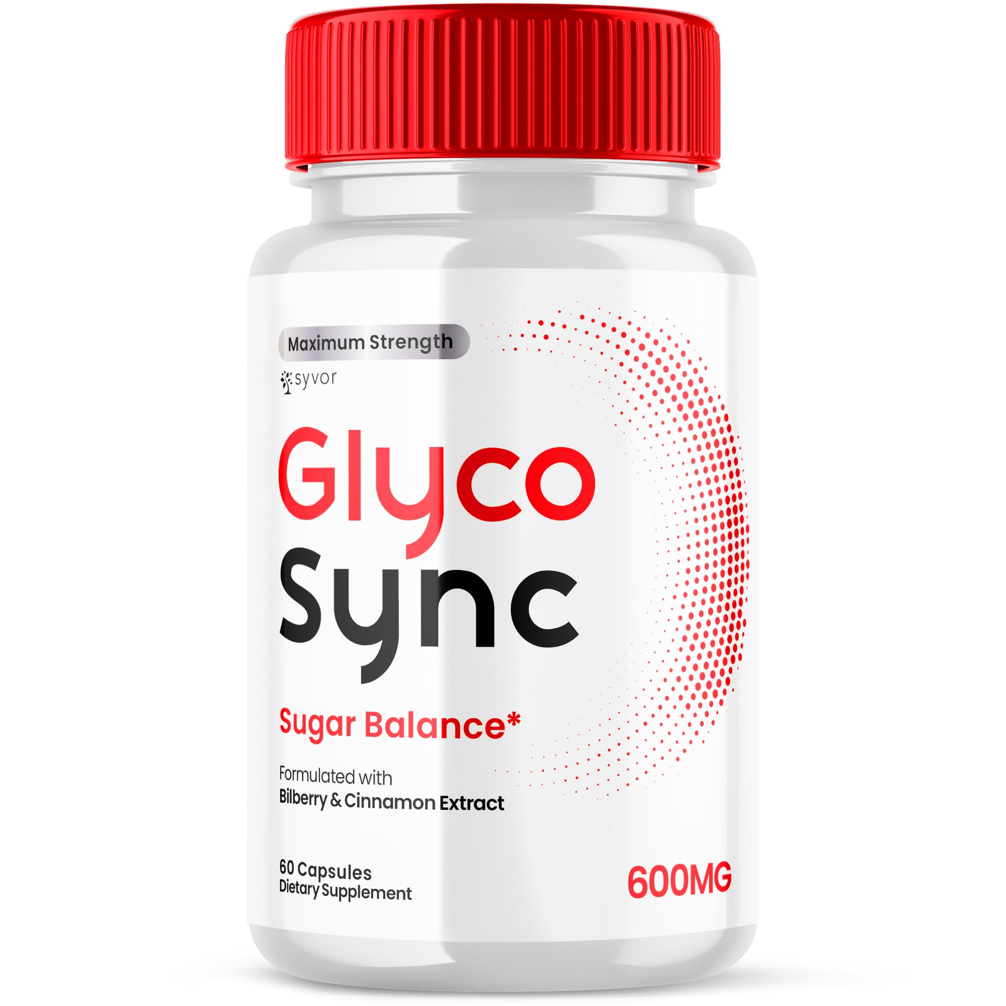 Glyco Sync Capsules, Official Glyco Sync Balance Pills with All Natural Ingredients, Advanced Formula GlycoSync Joint Support for Health and Wellness Extra Strength for Men and Women (60 Capsules) Syvor Au supplements