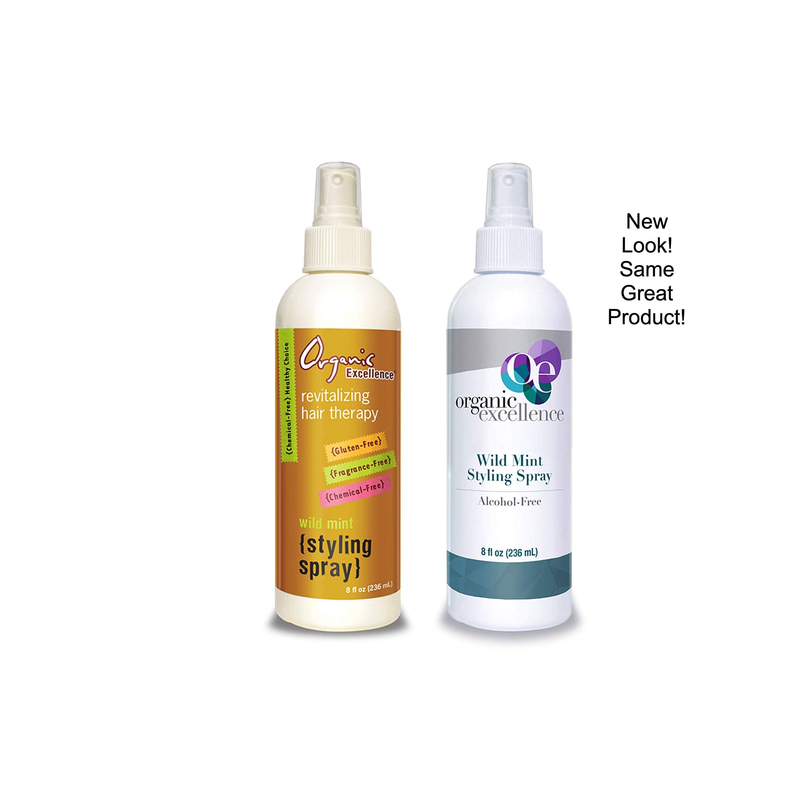 Organic Excellence Wild Mint Styling Spray, Alcohol-Free, pH Neutral, 8 Ounce Organic Excellence Au supplements