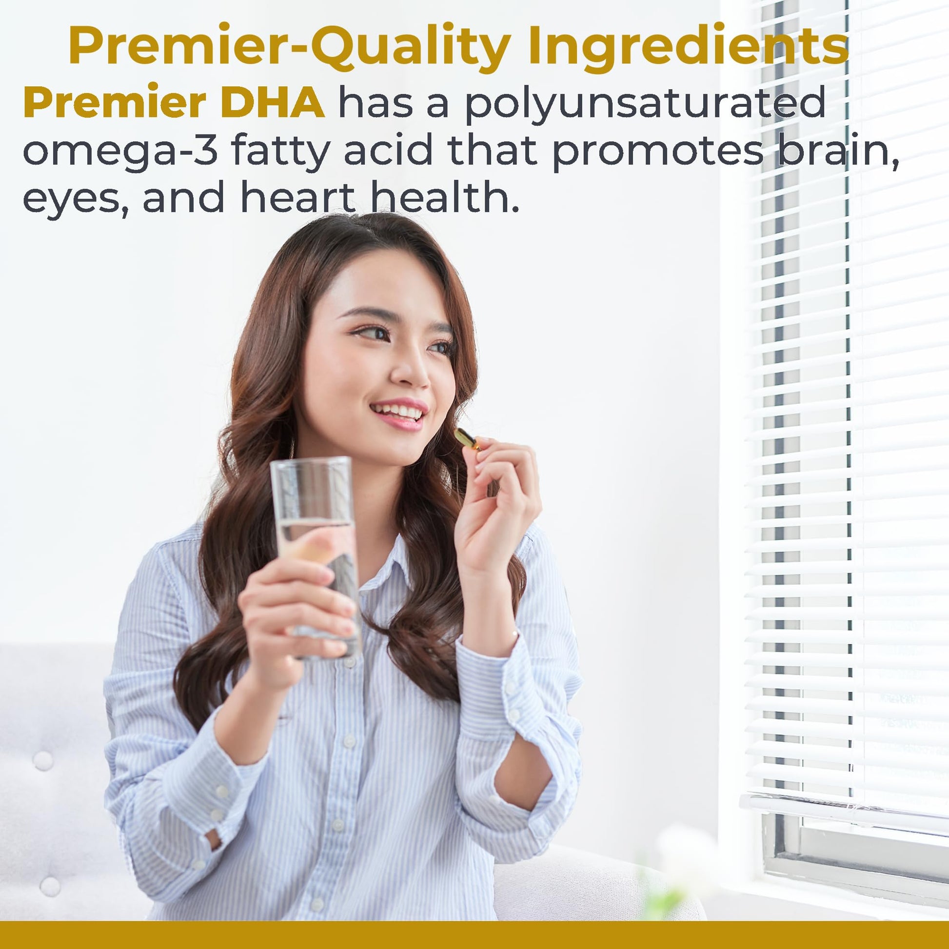 Premier Research Labs Premier DHA - Vegan DHA with Omega 3 Fatty Acids, Algae Based DHA for Women & Men, Natural DHA Supplement Suitable for Vegans- 60 Vegetarian Softgel Capsules Premier Research Labs Au supplements