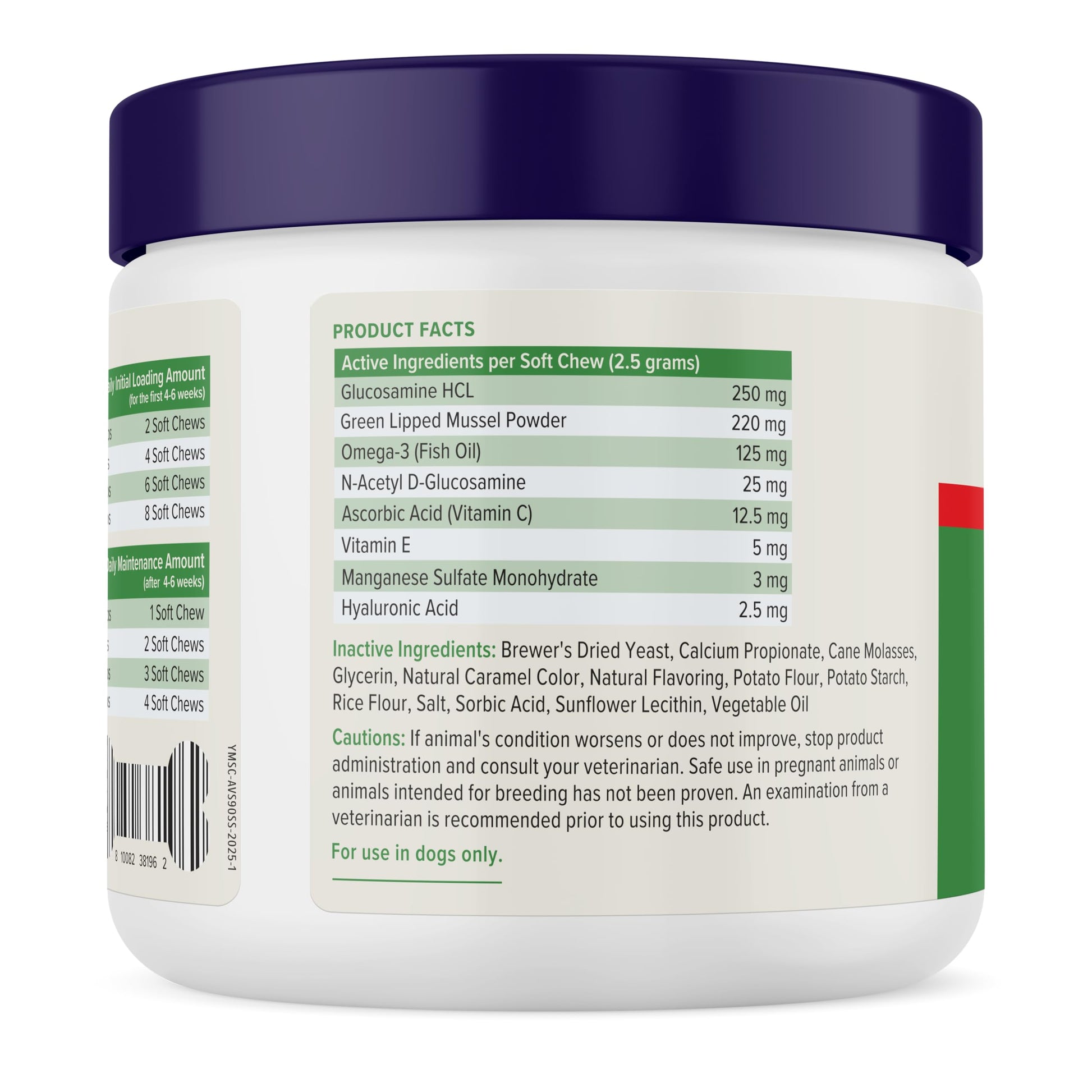 Yumove Hip & Joint Supplement for Dogs with Glucosamine, Hyaluronic Acid, Green Lipped Mussel & Omega 3 Joint Supplement - Regular or Advanced Strength (90 Count, Advanced Vet Strength Soft Chews) YuMOVE Au supplements
