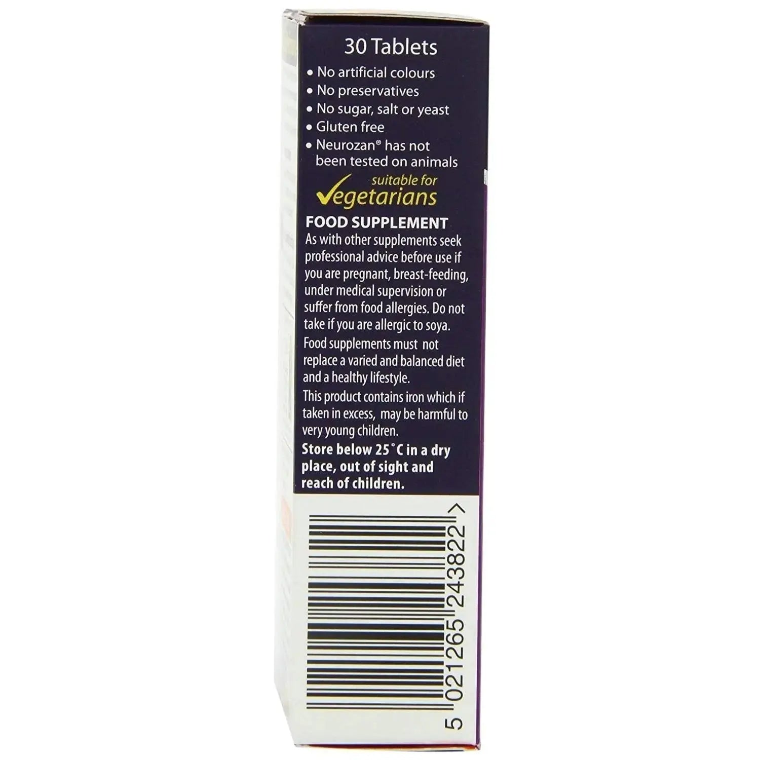Vitabiotics Neurozan (30 Tablets) X 2 Twin Deal Pack 30Tabs Vitabiotics Au supplements