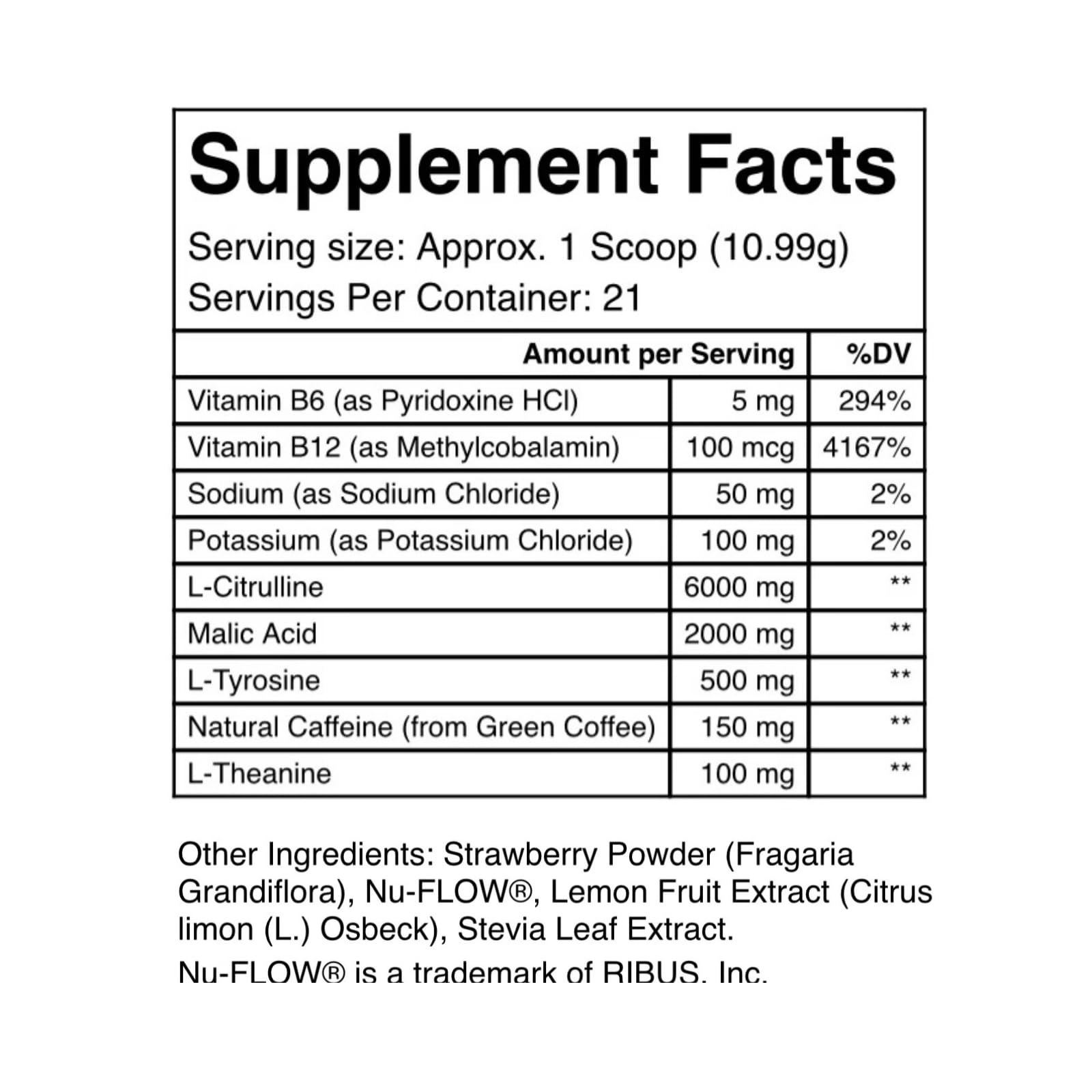 Eabha Organics Alla Luna Pre-Workout - Strawberry Lemonade - to Support Energy, Focus Eabha Organics Au supplements