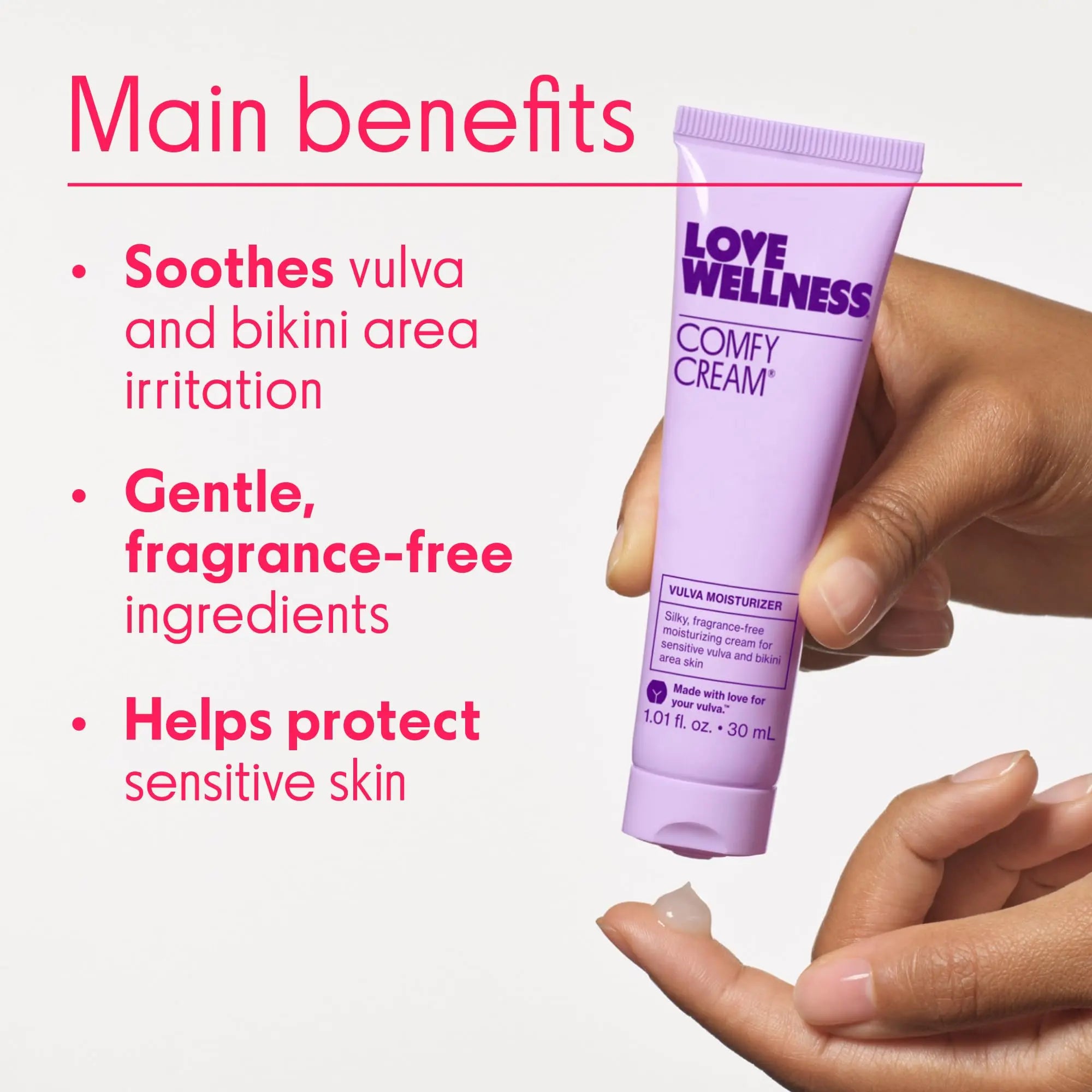 Love Wellness Comfy Cream Vulva & Vaginal Moisturizer - 1.01 oz Love Wellness Au supplements