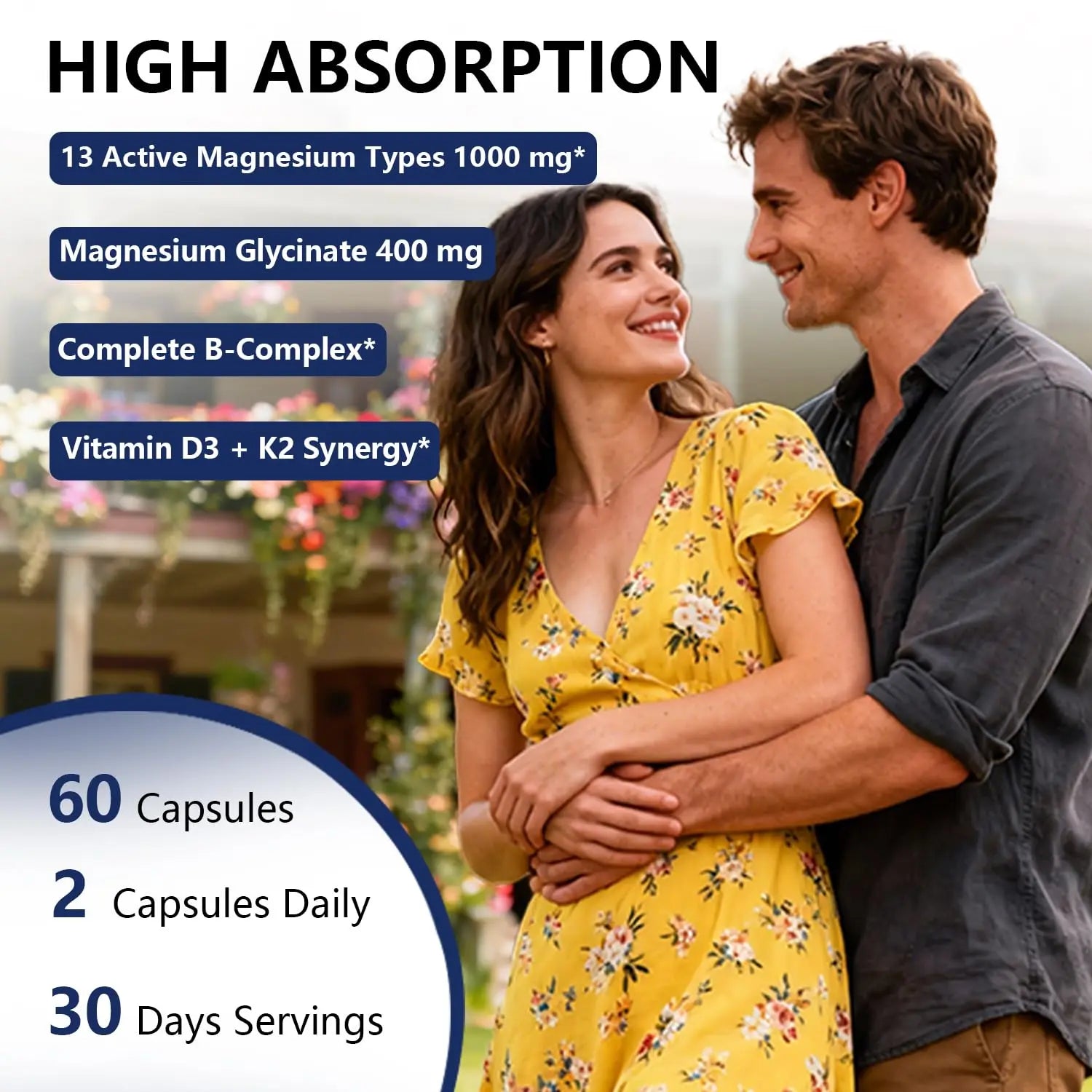 BEVIX Magnesium Complex Gummies with Methylated B Complex Magnesium Glycinate Citrate Malate Taurate Gluconate Aspartate Carbonate D3 K2, Magnesium for Relaxation Energy & Nerve, 60 Gummies BEVIX Au supplements