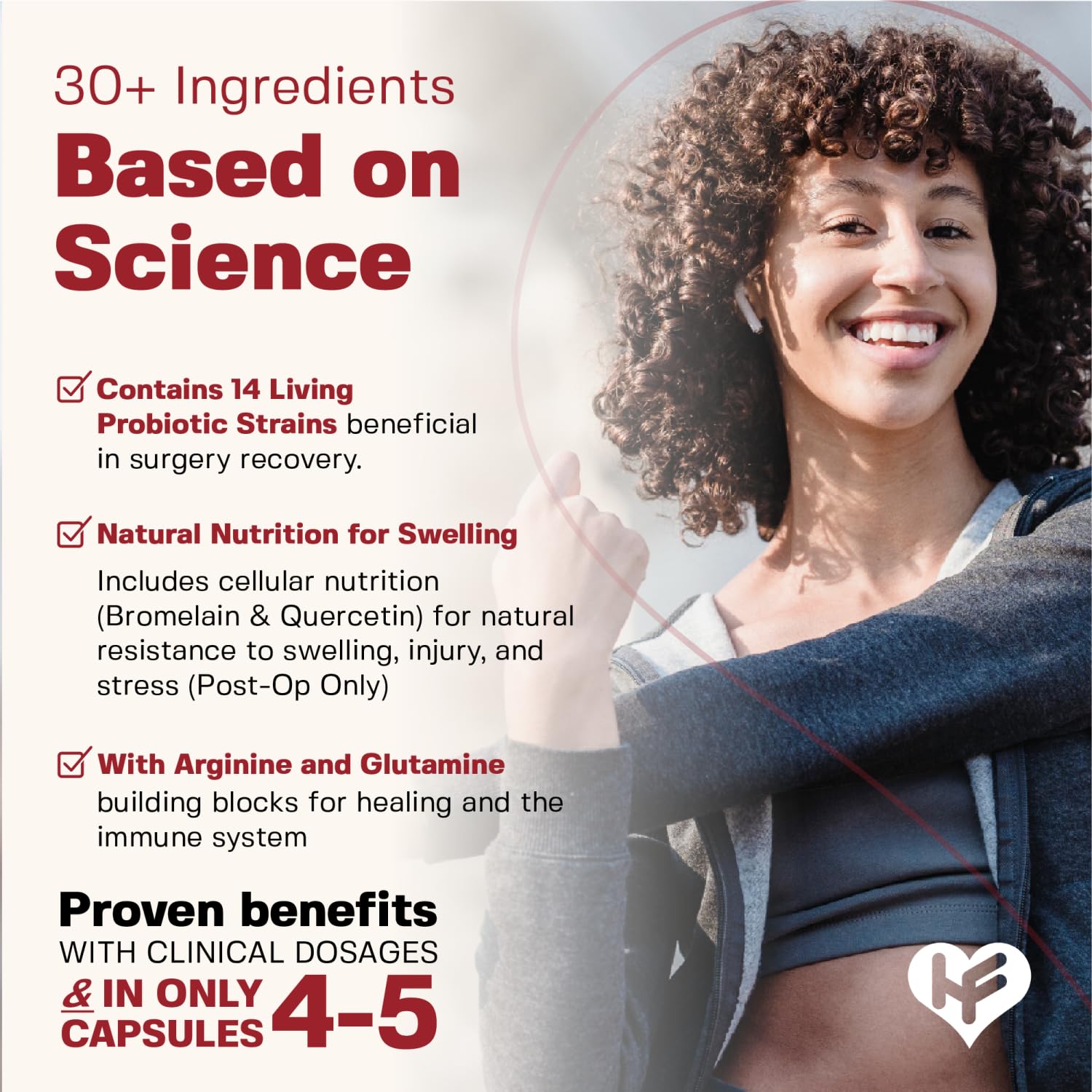 HealFast Surgery & Injury Recovery Supplement (Pre-Op): Quercetin, Probiotics Supplement for Wound, Liposuction, Tummy Tuck, and BBL Post Surgery Supplies HealFast Au supplements