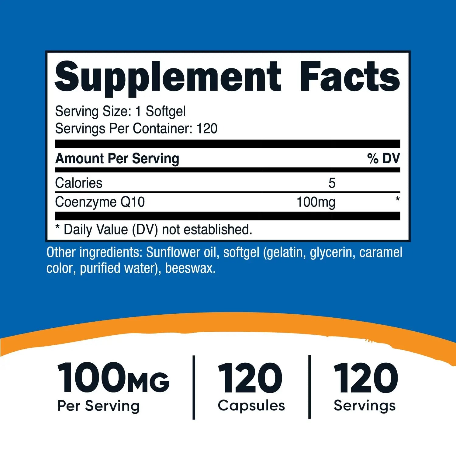 Nutricost CoQ10 Softgels (120 Servings / 100 Mg CoQ10 Per Serving) | Better Absorption Nutricost Au supplements