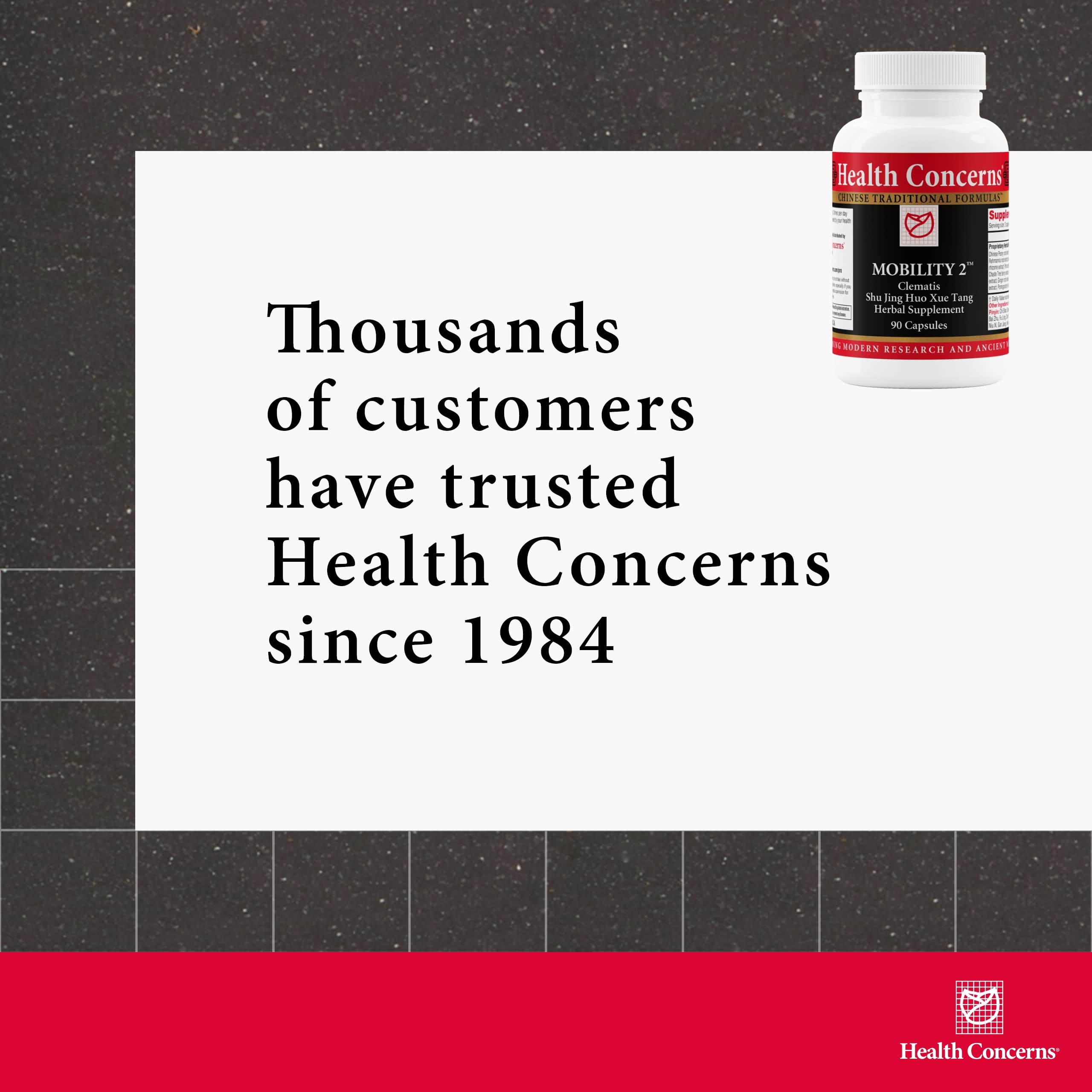 Health Concerns Mobility 2 – Joint Health Support Supplement for Men & Women – Chinese Herbal Circulation Support – Natural Joint & Muscle Aid – Herbal Extracts – 90 Capsules Health Concerns Au supplements