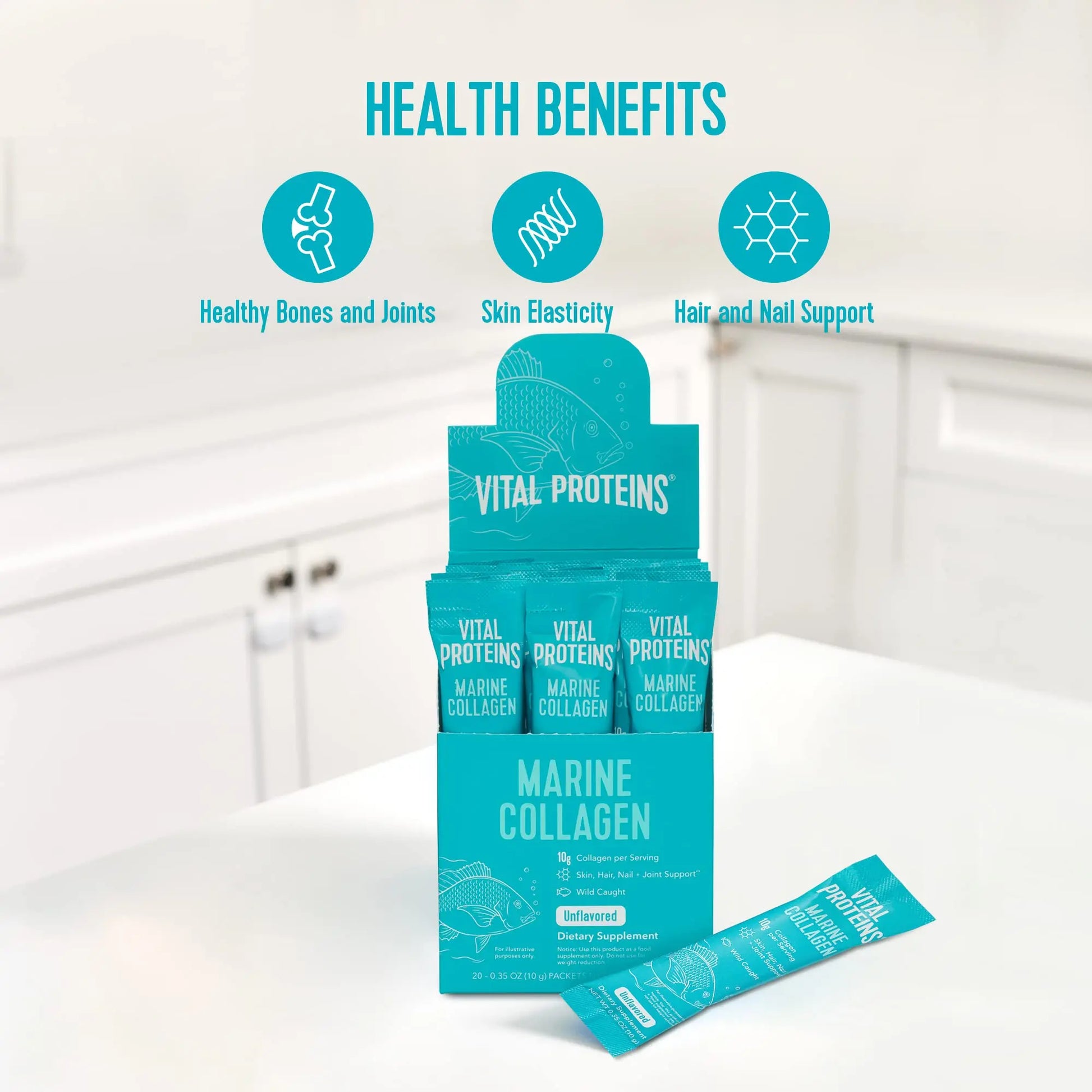 Vital Proteins Unflavored Marine Collagen 20 Pack, 0.35 OZ Vital Proteins Au supplements