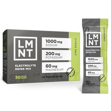 LMNT Zero Sugar Electrolytes - Citrus Salt | Drink Mix | 30-Count Drink LMNT Au supplements