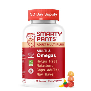 SmartyPants Multivitamin for Men & Women - Improved Formula: Multivitamin Gummies with Omega 3 (DHA/EPA) SmartyPants Au supplements