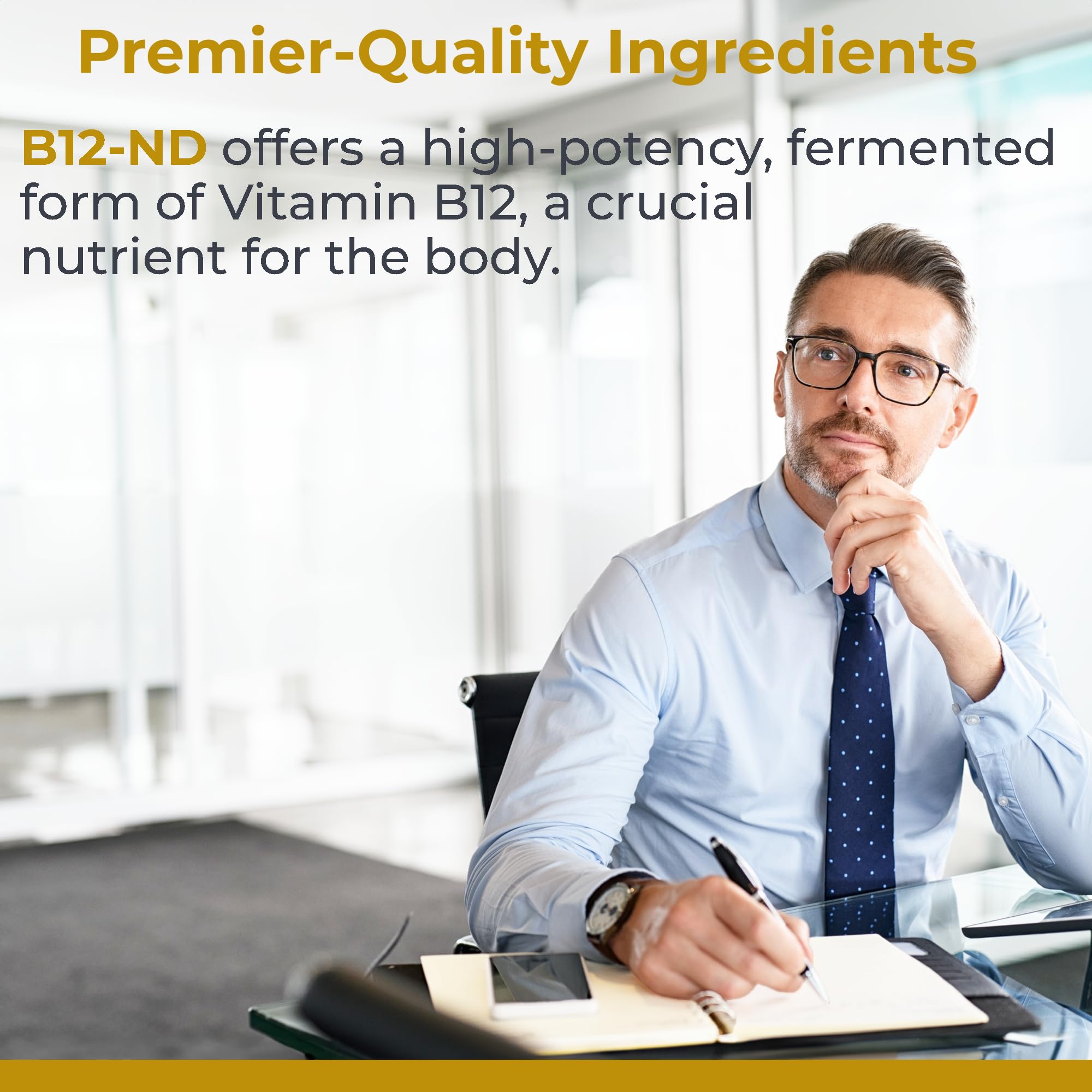 Premier Research Labs B12-ND - Vitamin B12 Liquid, B12 Vitamins, B12 Drops, B-12 Tincture with Methylcobalamin, Adenosylocobalamin, Hydroxcobalamin, 1000 mcg B12 Per Serving - 2 Fl Oz Premier Research Labs Au supplements