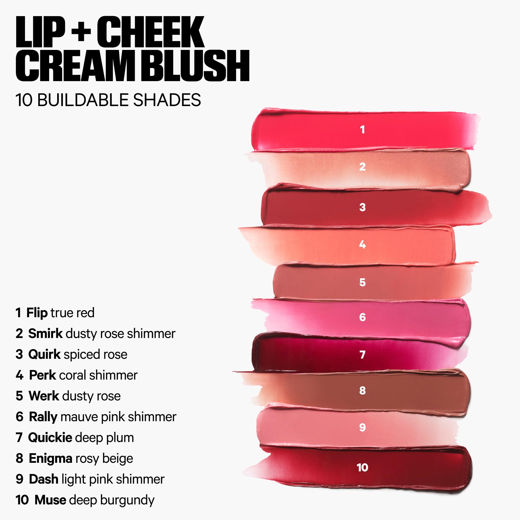 Milk Makeup Lip + Cheek Stick – Buildable Cream Blush + Lip Color w/Hydrating Mango Butter + Avocado Oil for a Natural Flush – Long-Lasting, Multiuse, Vegan Formula – Werk (Dusty Rose), 0.21 oz Milk Makeup Au supplements