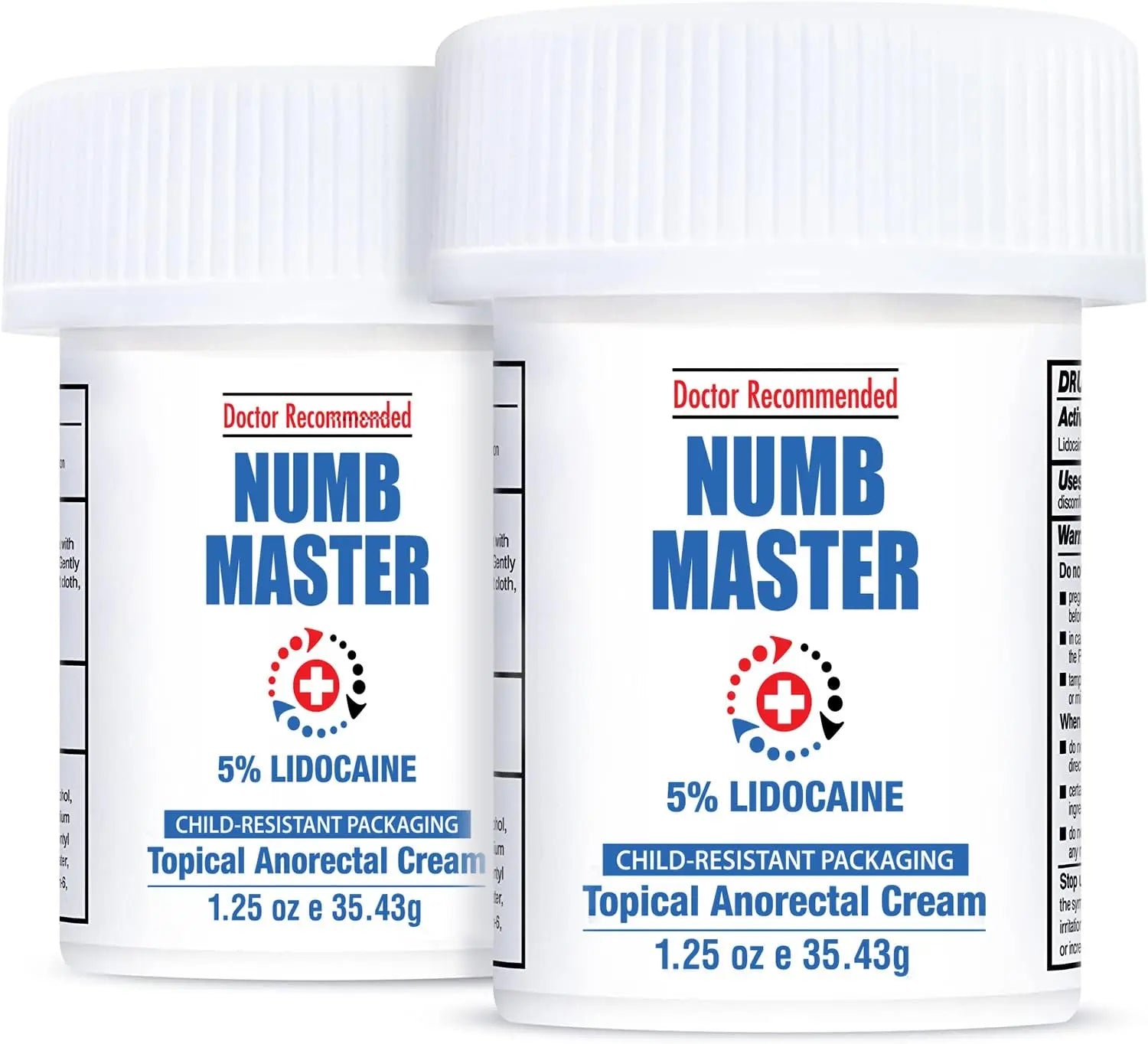 Clinical Resolution Numb Master 5% Lidocaine Topical Numbing Cream, 2 Pack of 1.25 Oz, Pain Relief Burn Itch Numb, Maximum Strength Topical Anesthetic with Allantoin, Vitamin E, Hemorrhoid Treatment Clinical Resolution Au supplements