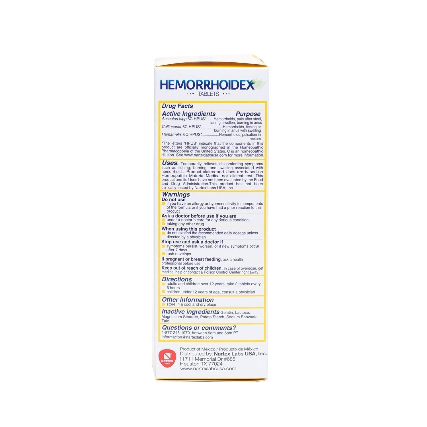 Nartex Hemorrhoid X Treatment Combo Pack 1 Tube & 30 Tablets NARTEX LABS Au supplements