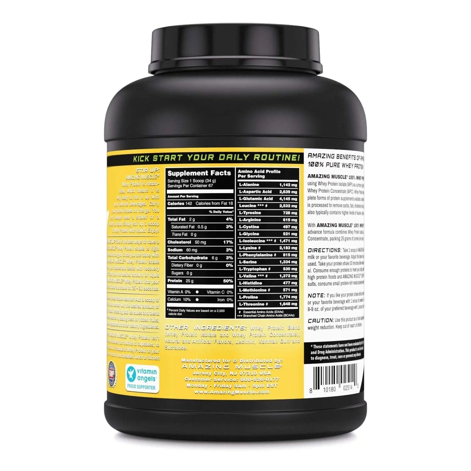Amazing Muscle 100% Whey Protein Powder *Advanced Formula with Whey Protein Amazing Nutrition Au supplements