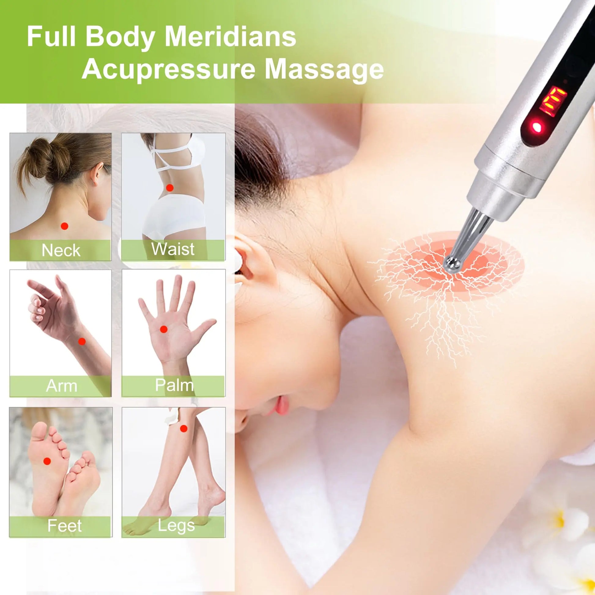 Global Care Market Meridians Energy Pen - Electronic Meridian Acupuncture Massage Pen Global Care Market Au supplements