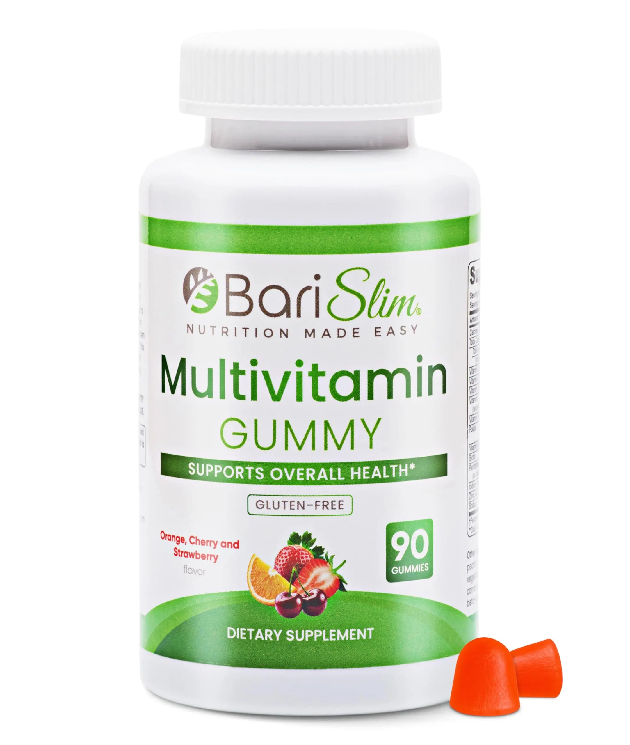 BariSlim Bariatric Chewable Multivitamin Gummies - Specially Formulated Gummy Vitamin for Patients After Weight Loss Surgery - Easy to Digest BariSlim Au supplements