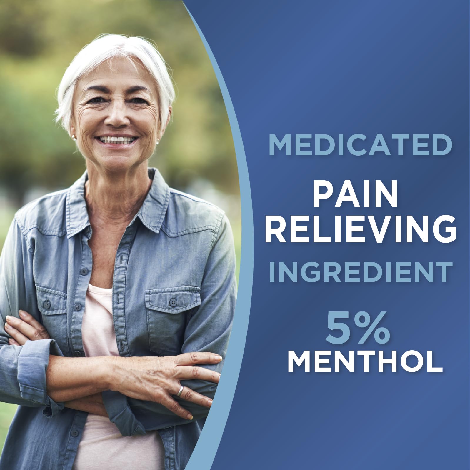 TheraCare Cold Hot Medicated Patch | 5% Menthol | Neck, Shoulder, Small Areas | 4.6” x 3.1” | 5-Count Thera Care Au supplements