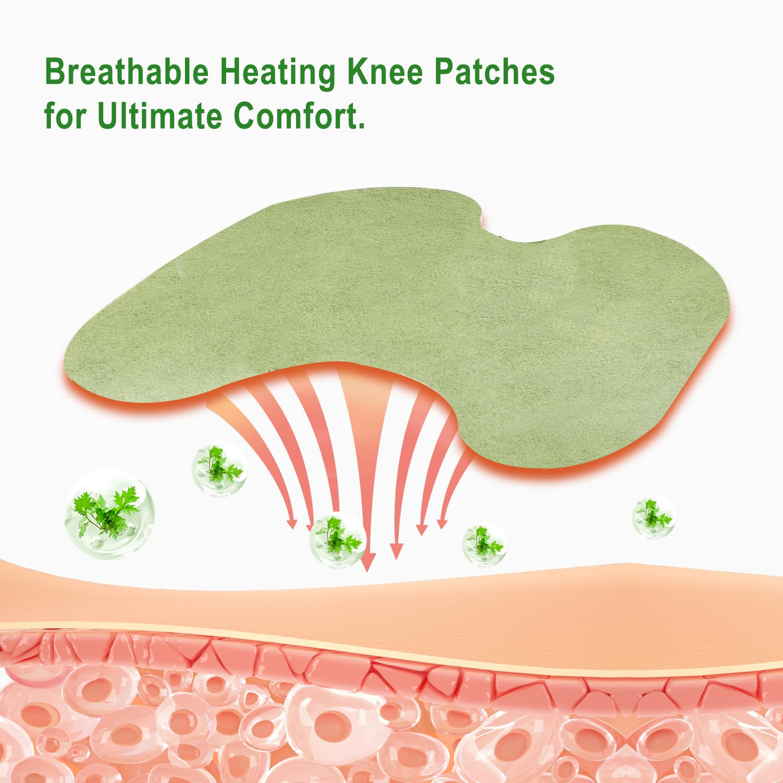 Leytearoo Knee Paches, 48PCS Herbal Knee Patch,Pain Relief Patches,One Pair Knee Sleeves,Long Lasting Relief of Joint Leytearoo Au supplements